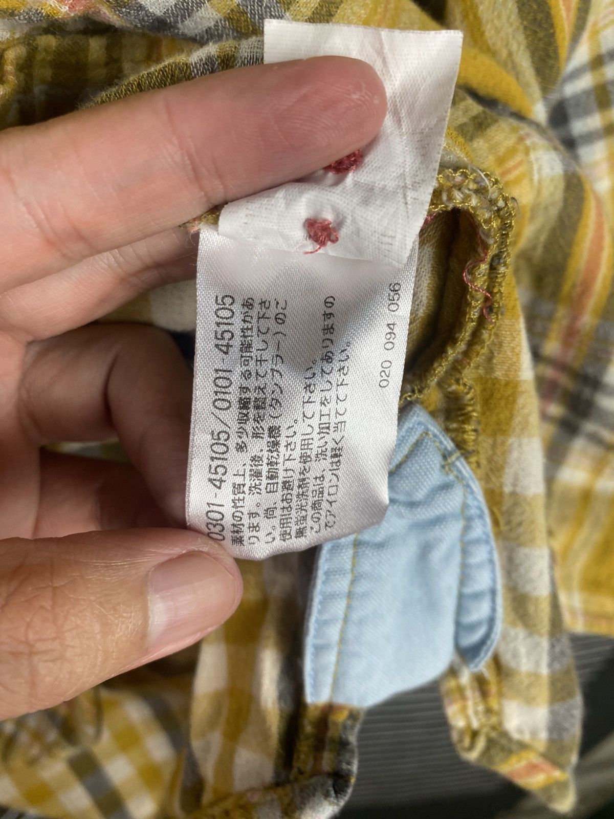 Japanese Brand Crocodile Flannel Shirt Size L / US 10 / IT 46 - 9 Thumbnail