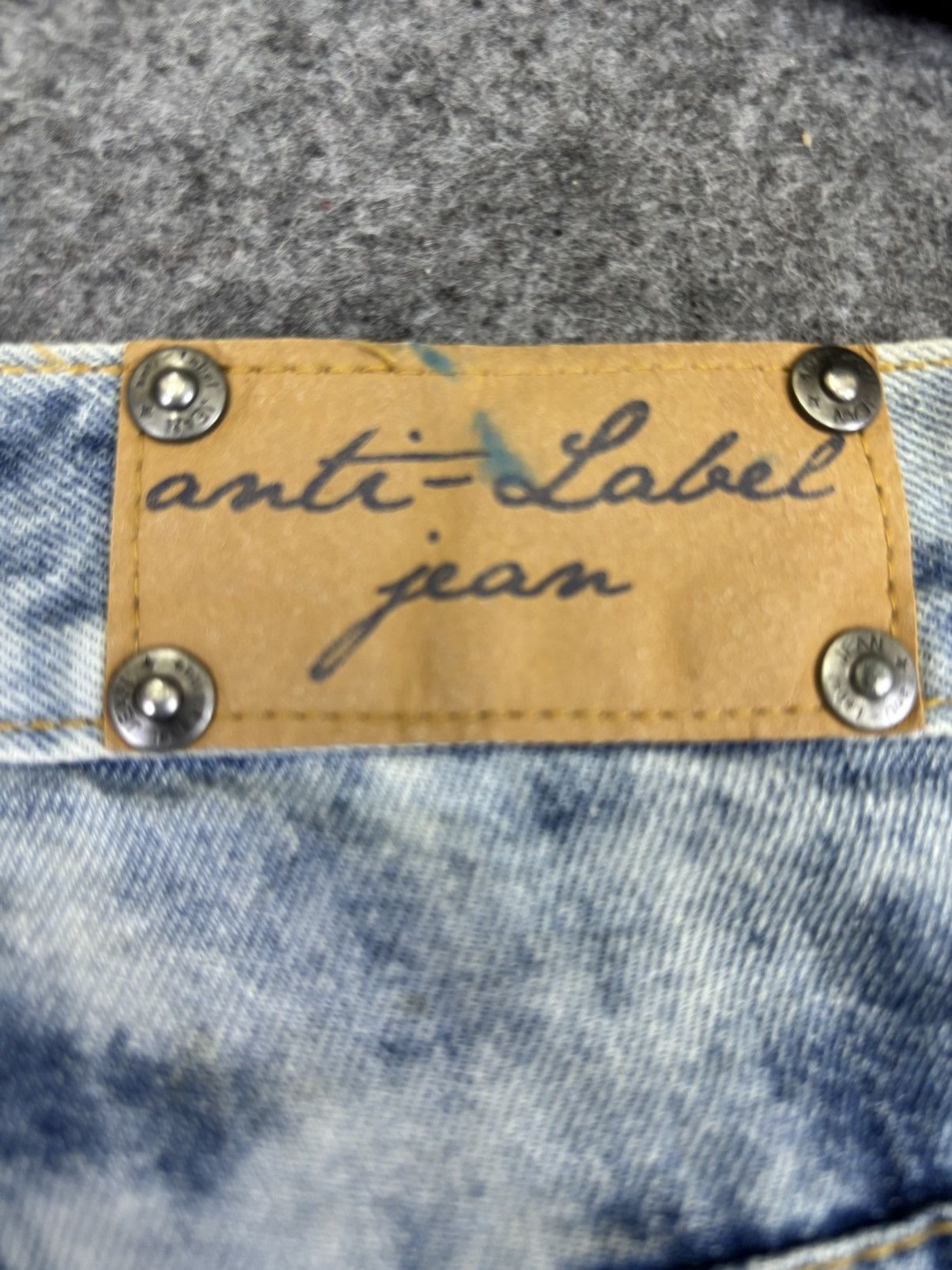 Japanese Brand Statement Pant 💥anti label Japan Soft Distressed Denim F947 Size US 32 / EU 48 - 13 Thumbnail