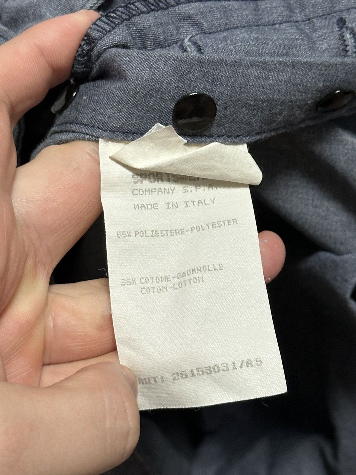Massimo Osti RARE ! VINTAGE STONE ISLAND MARINA PANTS PATCH LOGO 90s Size US 36 / EU 52 - 9 Thumbnail