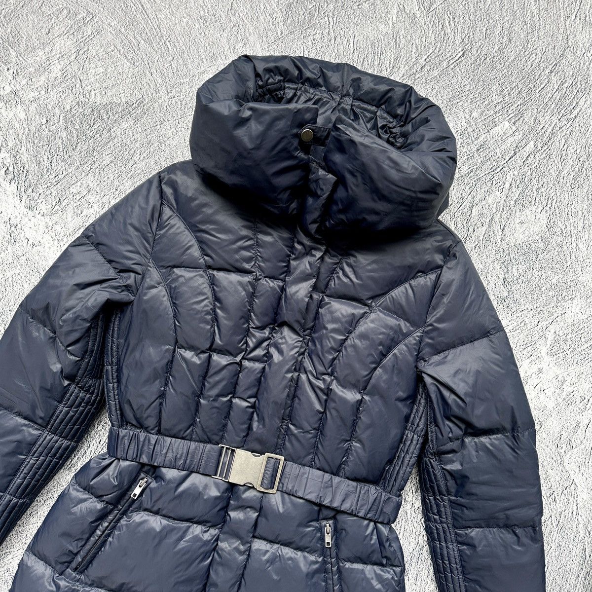 Benetton Women’s Benetton Soft Warm Down Jacket Dark Blue Size: 44 Size M / US 6-8 / IT 42-44 - 7 Thumbnail