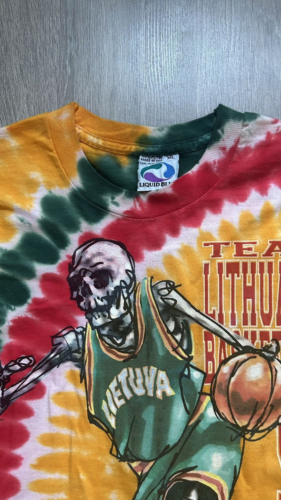 Vintage Vintage Liquid Blue Grateful Dead 90’s Size US XL / EU 56 / 4 - 4 Thumbnail