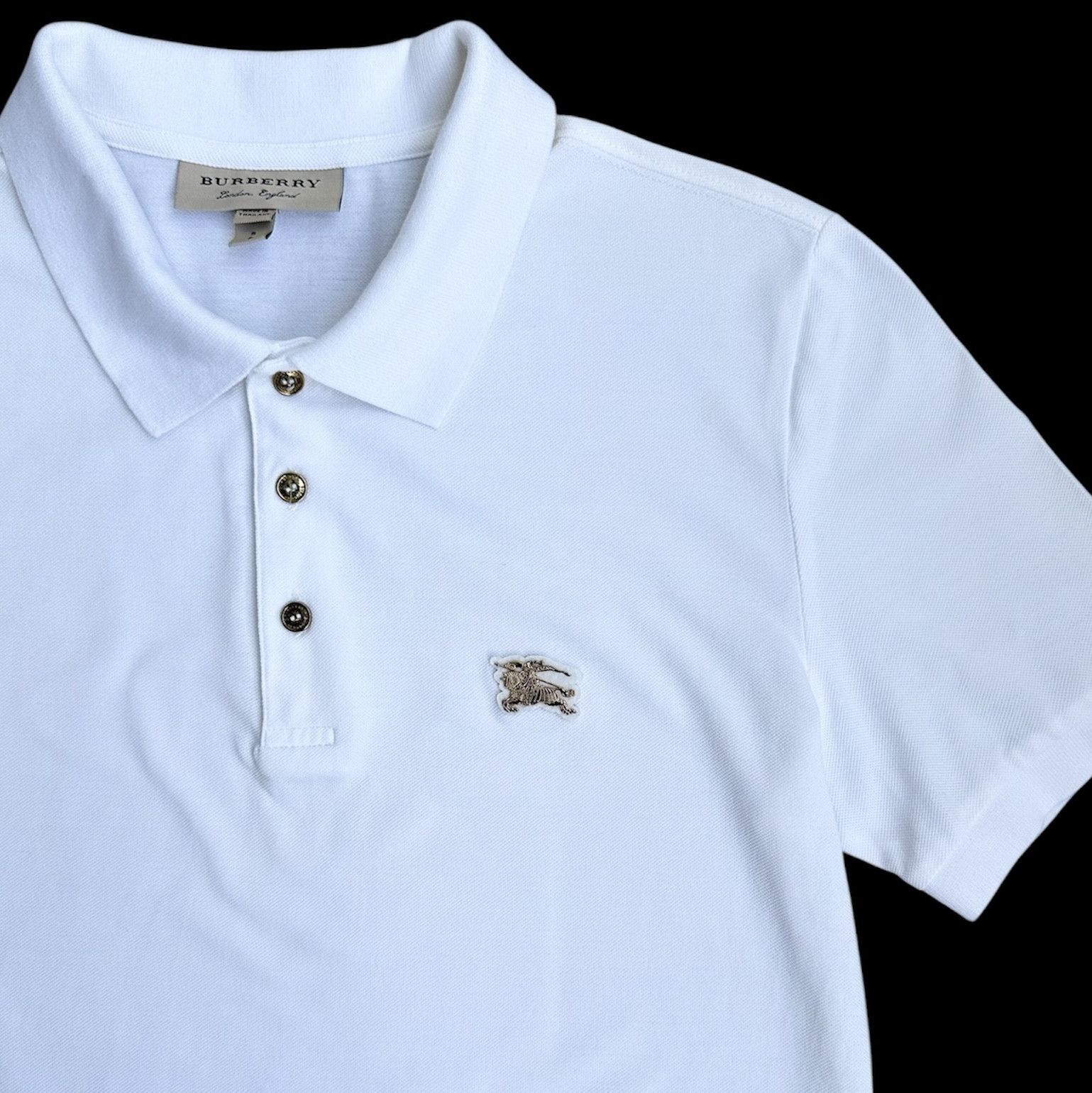 Burberry Grailed🔥Burberry Polo Tee Matel Logo Size US S / EU 44-46 / 1 - 3 Thumbnail
