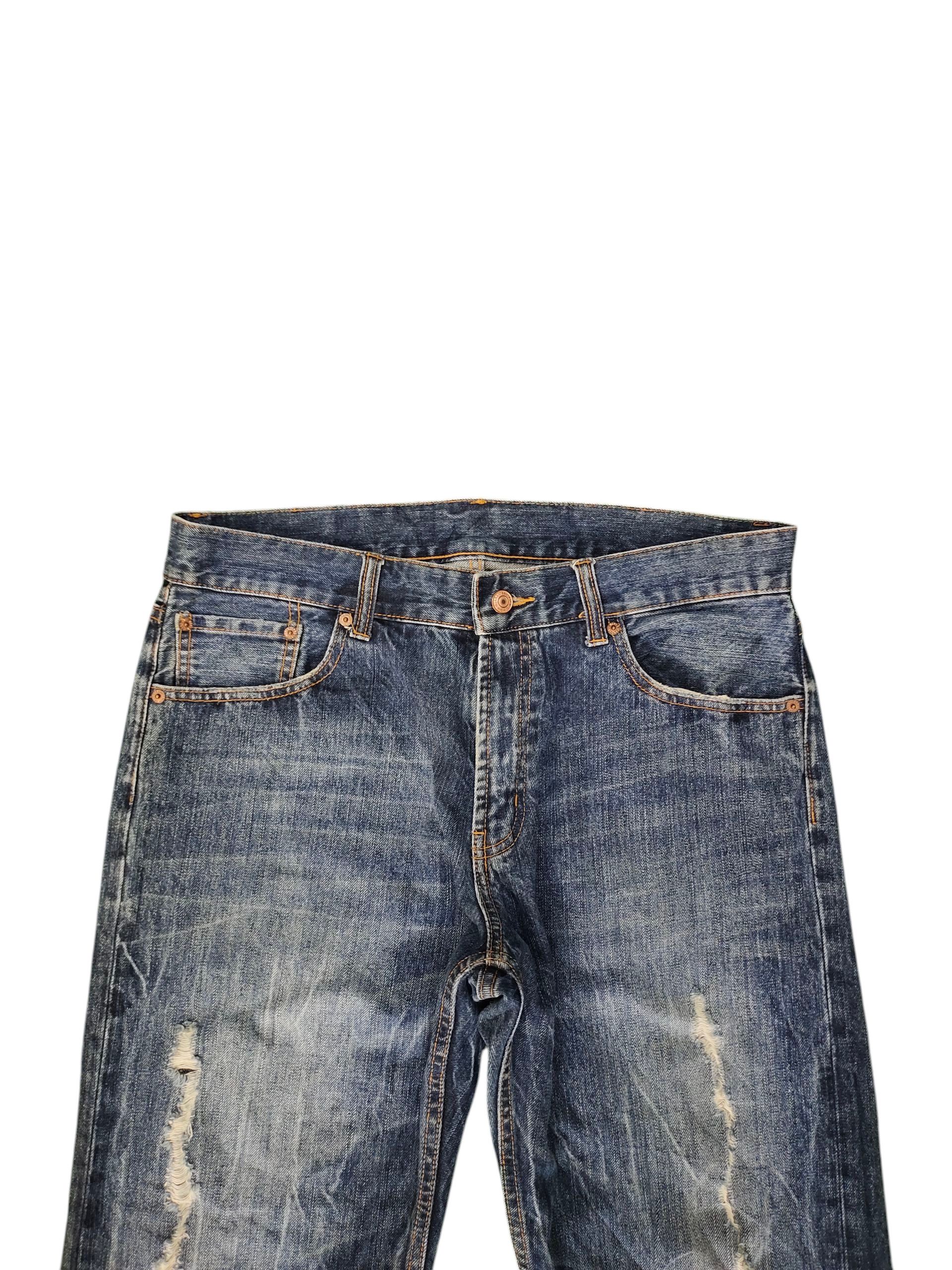Kapital Vintage Japanese Brand Distress Denim Jeans Ppfm Undercover Size US 34 / EU 50 - 3 Thumbnail