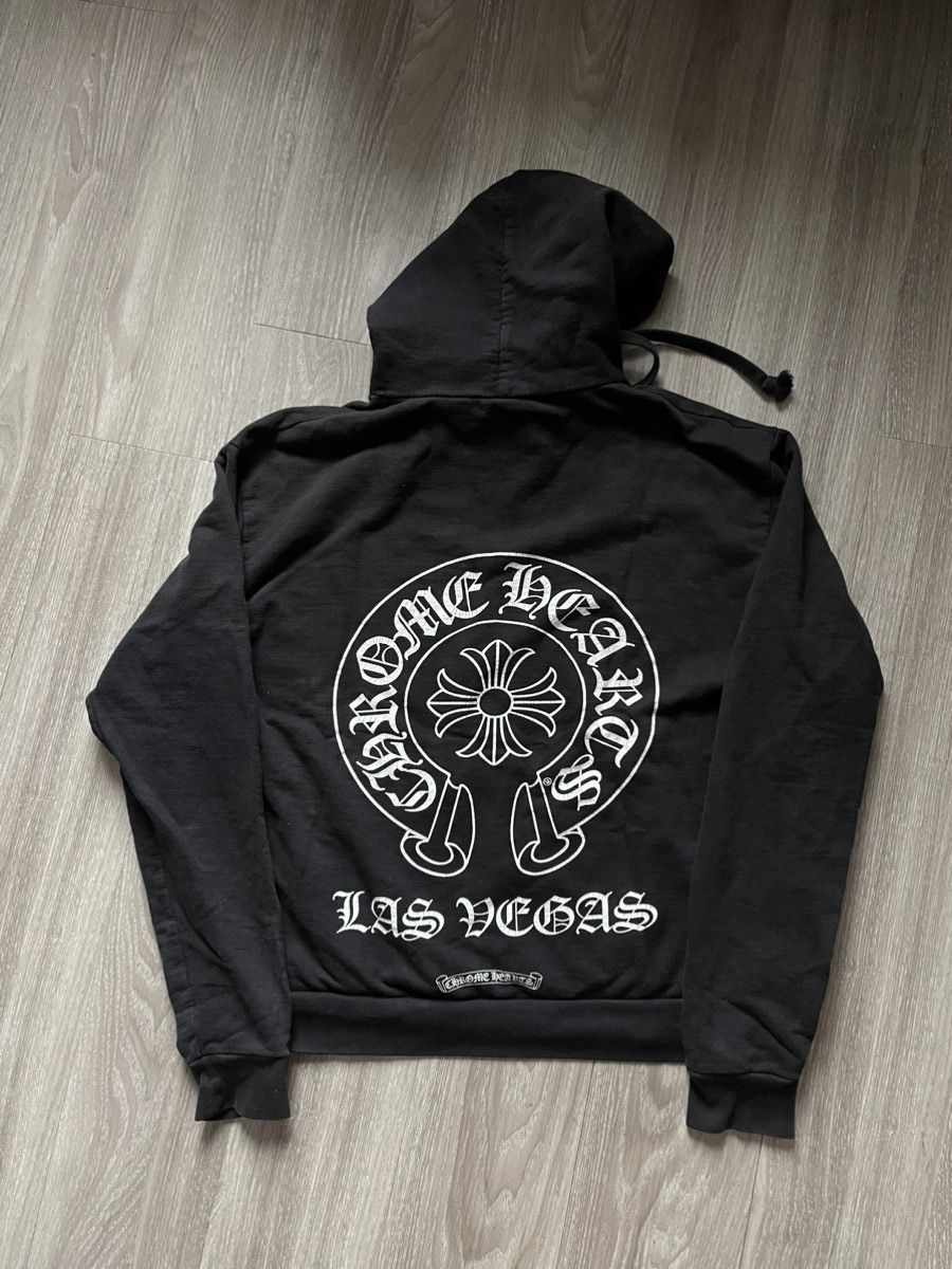 image of Chrome Hearts Las Vegas Hoodie in Black, Men's (Size XS)