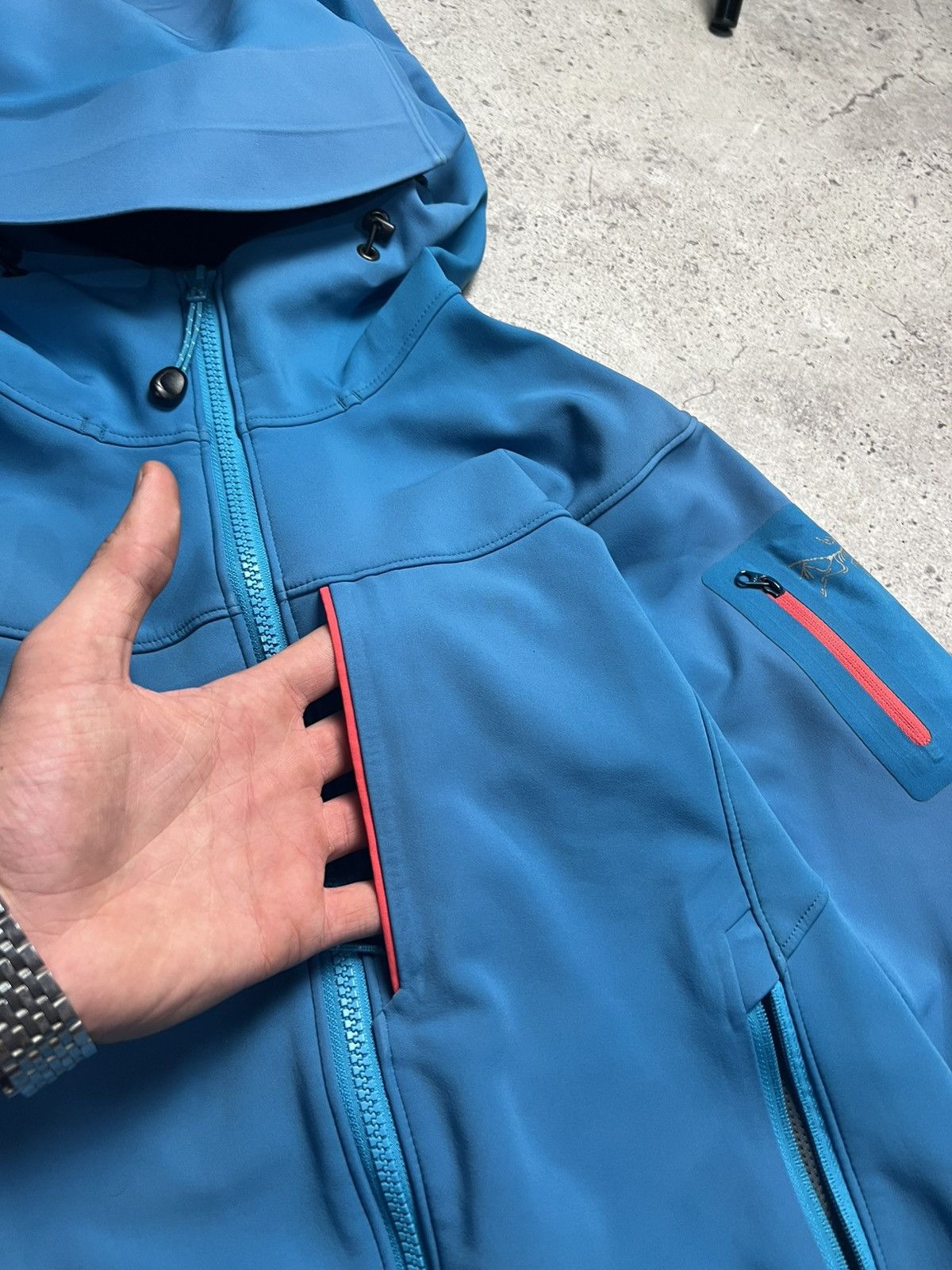 Arc'teryx Womens Arcteryx Softshell Jacket Hooded Outwear Size S / US 4 / IT 40 - 7 Thumbnail