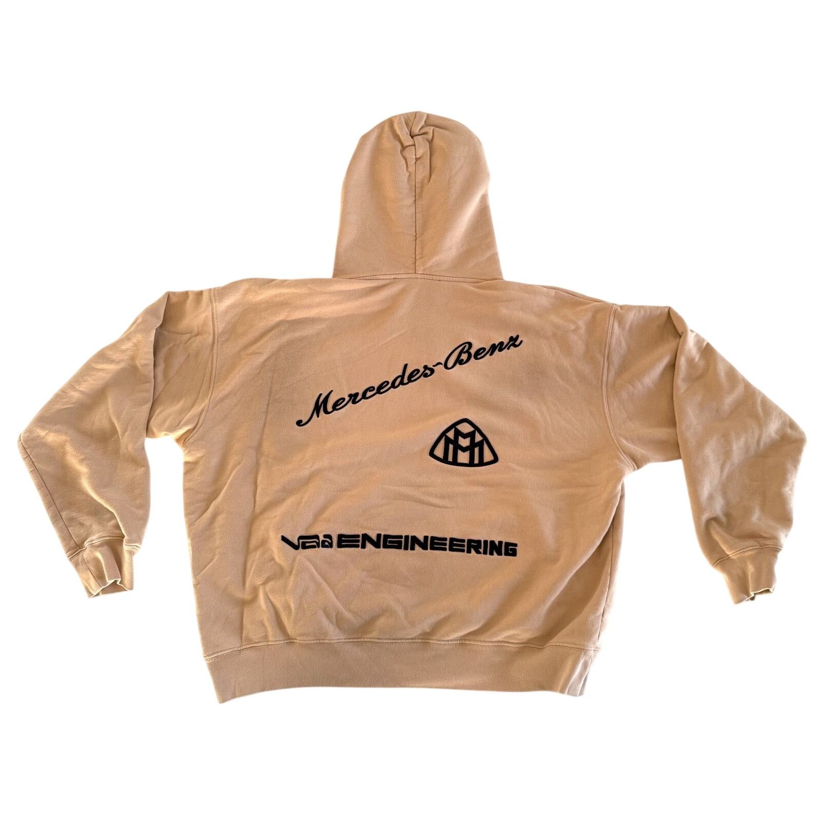 Off-White Off-White C/O Project Maybach Mercedes Tribute Hoodie Beige Size US L / EU 52-54 / 3 - 1 Thumbnail