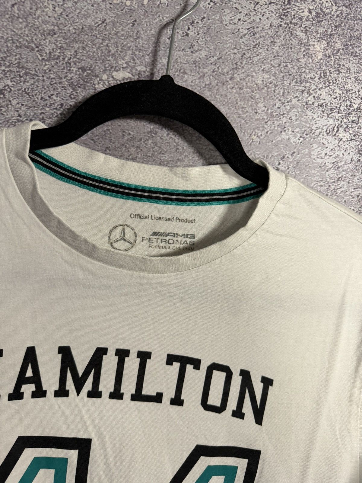 Formula 1 × Hamilton × Mercedes-Benz 44 Hamilton Mercedes-Benz Petronas Racing Team M size Size US M / EU 48-50 / 2 - 10 Thumbnail