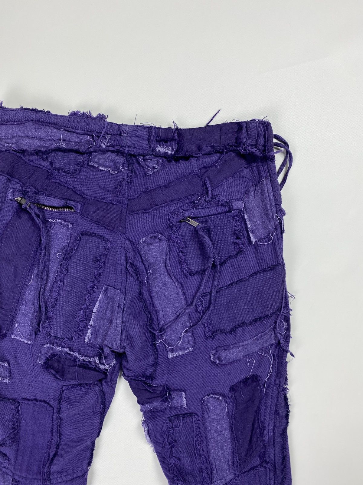 Haider Ackermann BNWT! Haider Ackermann ladies patchwork cropped pants Size 26" / US 2 / IT 38 - 25 Thumbnail