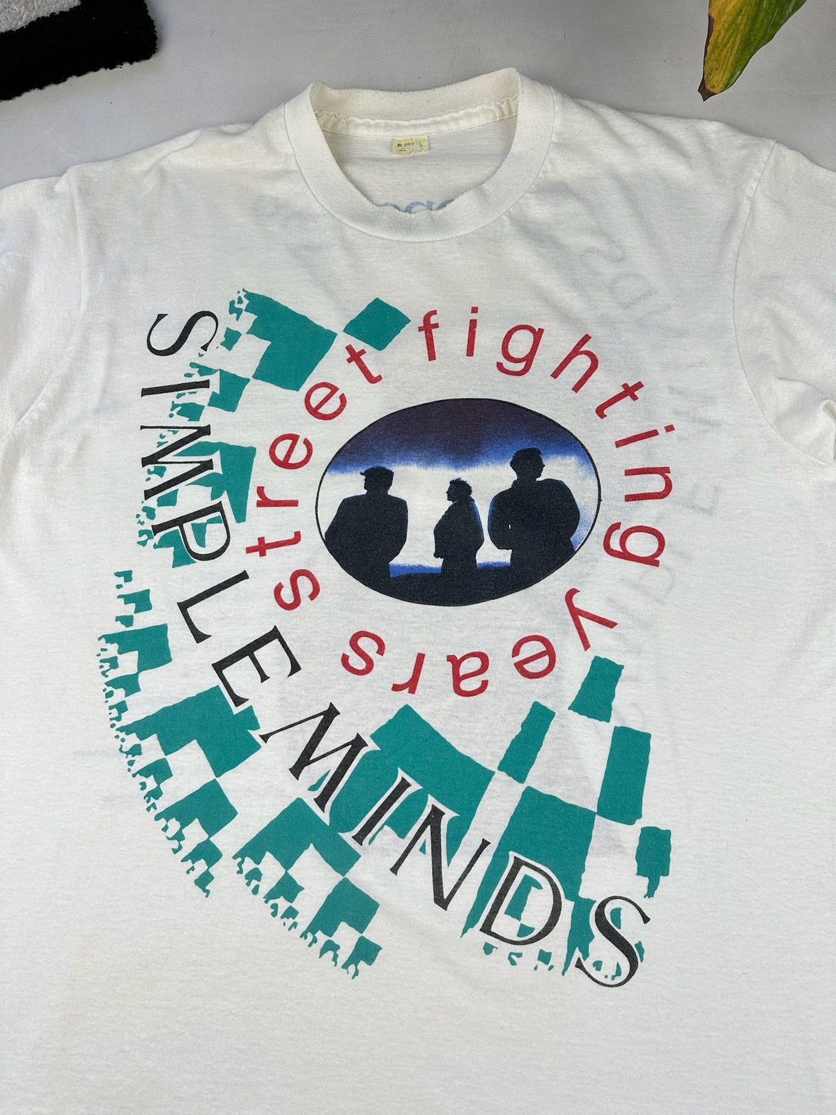 Band Tees Simple Minds T-Shirt 90s Size US XL / EU 56 / 4 - 4 Thumbnail