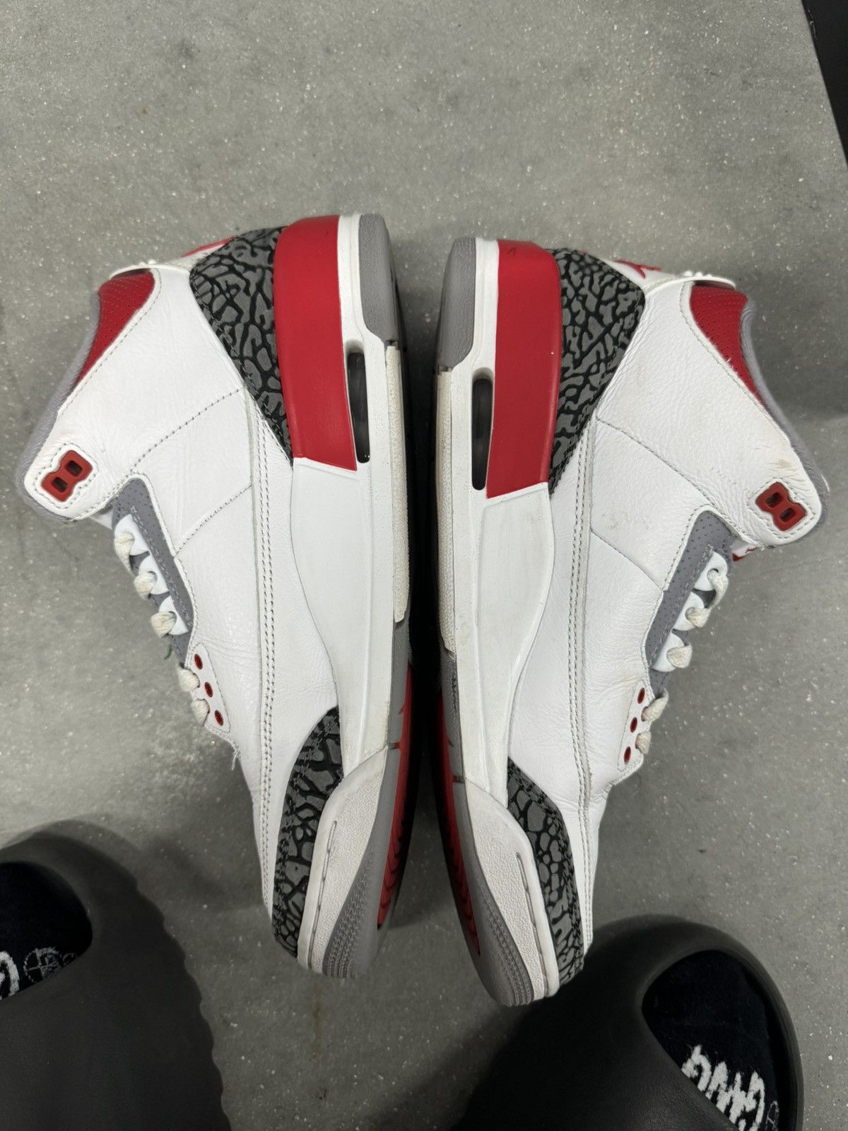 Jordan Brand Used Jordan 3 “Fire Red” Size 8.5 Size US 8.5 / EU 41-42 - 3 Thumbnail