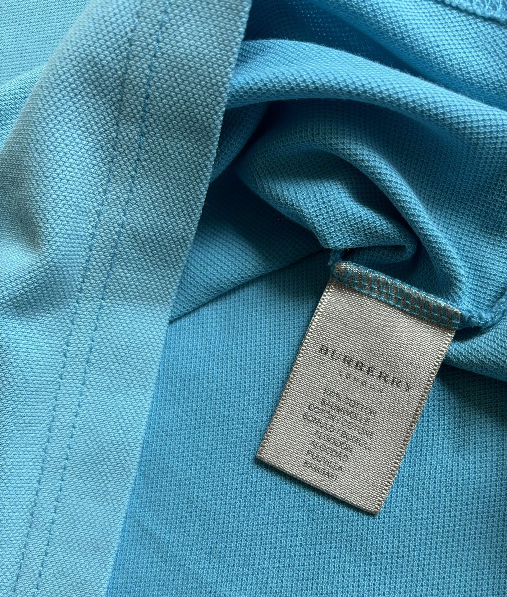 Burberry Burberry Blue Polo Size L Size US L / EU 52-54 / 3 - 17 Thumbnail