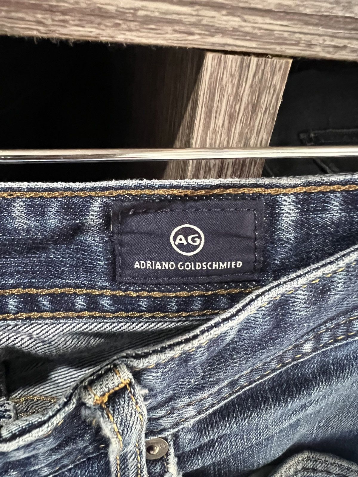 AG Adriano Goldschmied 🔥Vintage AG Adriano Goldschmied Distressed Denim Size US 33 - 14 Thumbnail