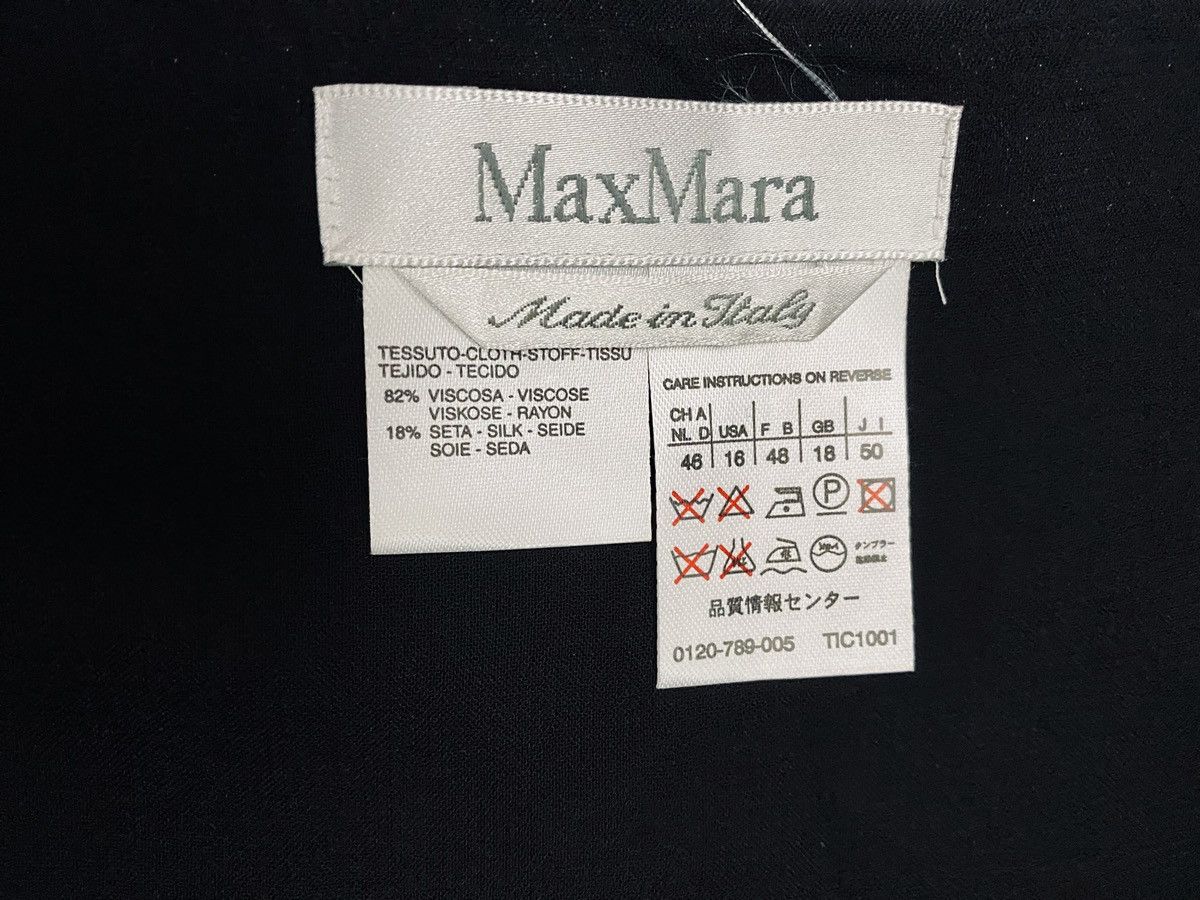 Max Mara Max Mara Black Velvet Silk Blend A-Line Skirt 16 US VGC Size 38" / US 16 / IT 52 - 2 Thumbnail