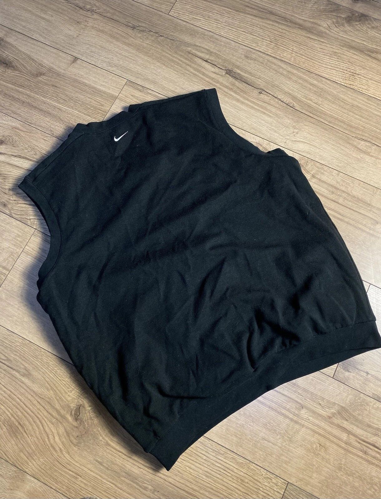 Nike Vntg Nike Reversible Vest Size L Black Lightweight Size US L / EU 52-54 / 3 - 6 Thumbnail