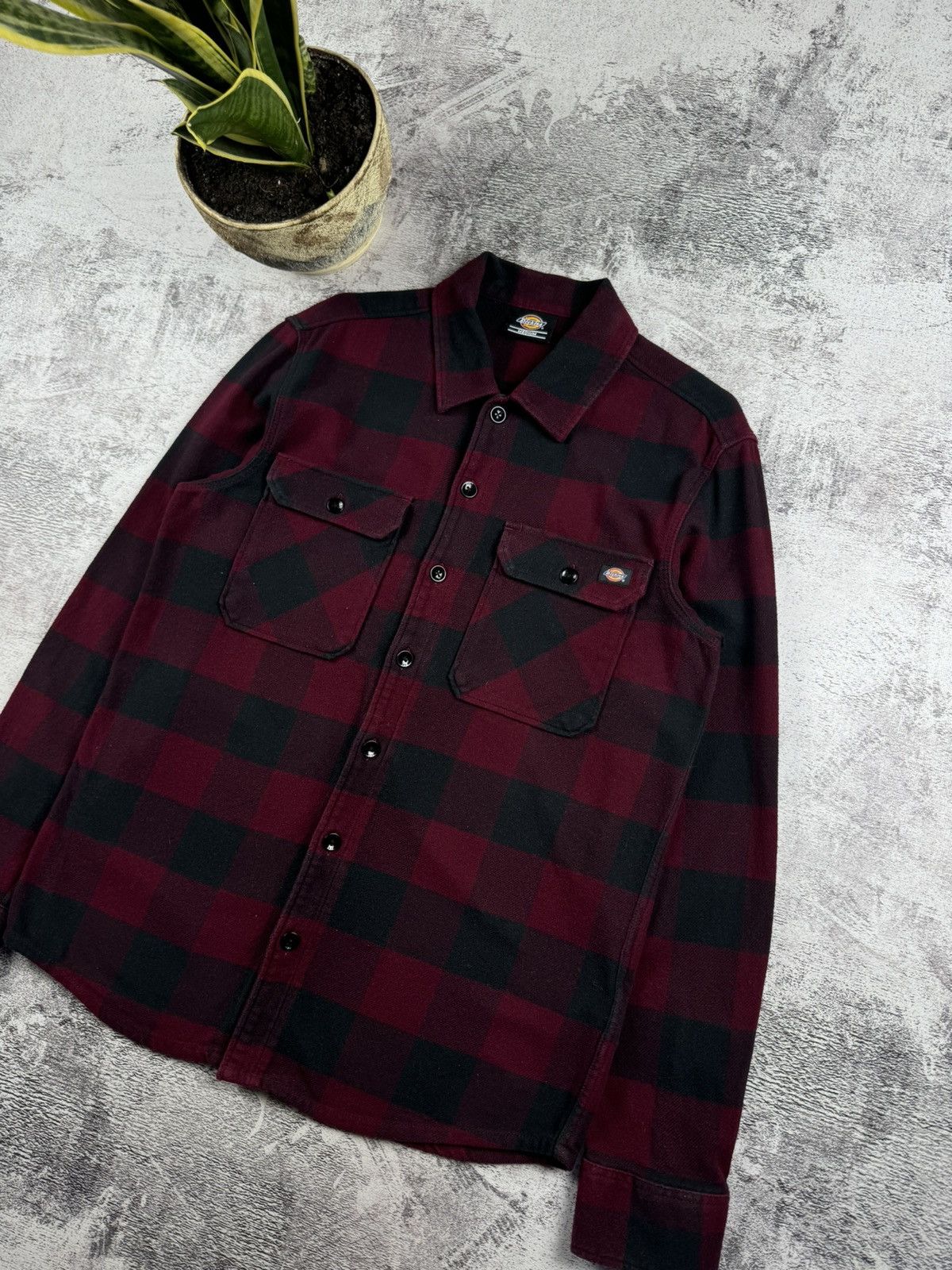 Dickies Dickies 90S Flannel Workwear Checked Longsleeve Basic Shirt Size US M / EU 48-50 / 2 - 3 Thumbnail