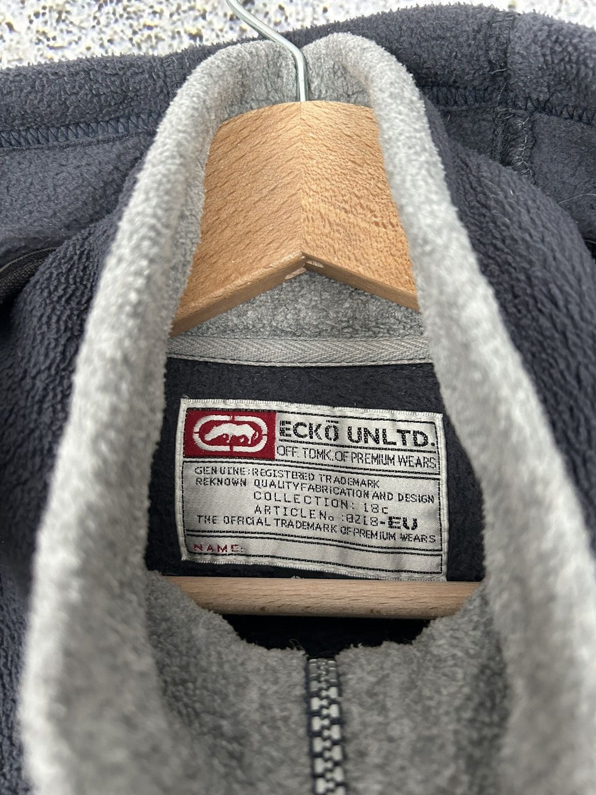 Ecko Unltd. Vintage Ecko Unltd Rap Fleece Sweatshirt 90s Baggy Boxy Size US S / EU 44-46 / 1 - 8 Thumbnail