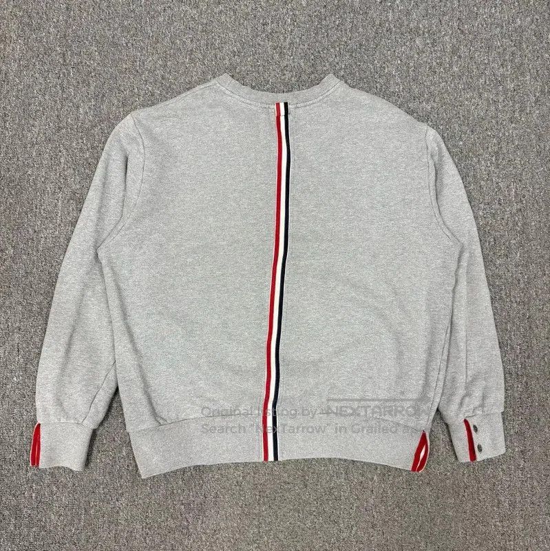 Thom Browne Thom Browne Gray Cotton Men's Sweatshirt . Size US M / EU 48-50 / 2 - 2 Thumbnail