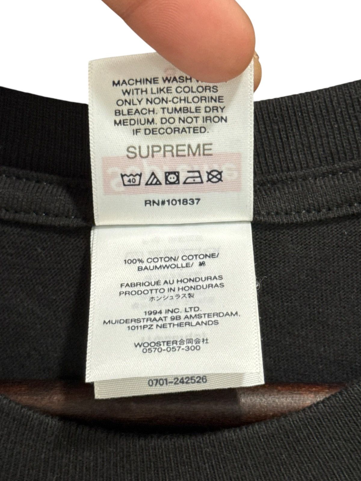 Supreme Supreme Snowman Tee Black Size US S / EU 44-46 / 1 - 5 Thumbnail