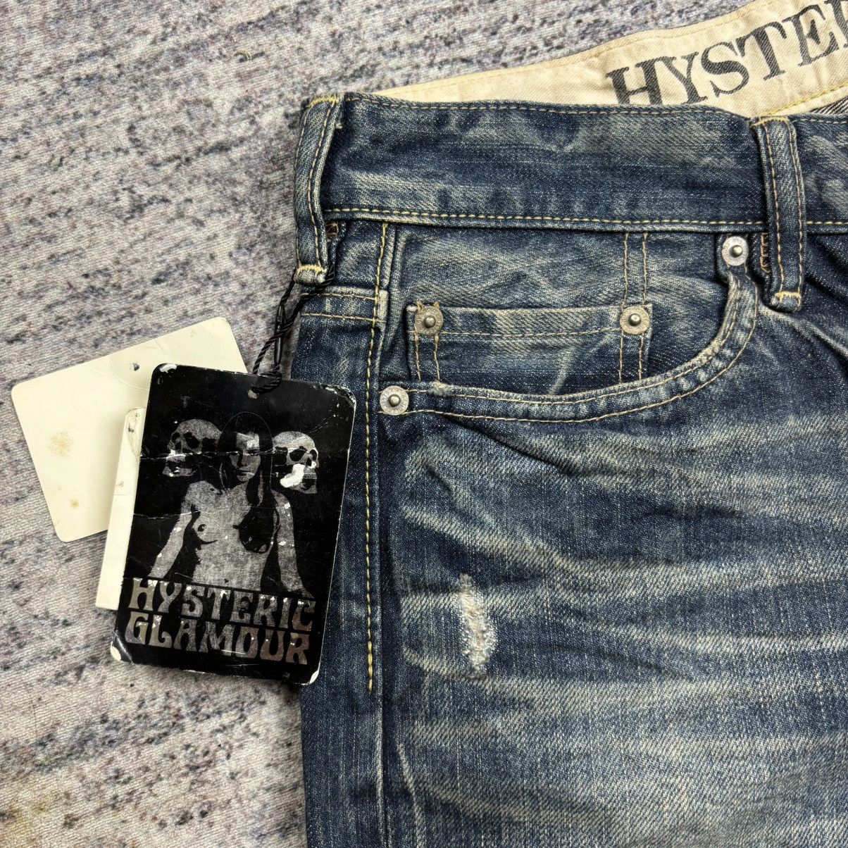 Hysteric Glamour Hysteric Glamour indigo selvedge washed jeans Size US 30 / EU 46 - 8 Thumbnail