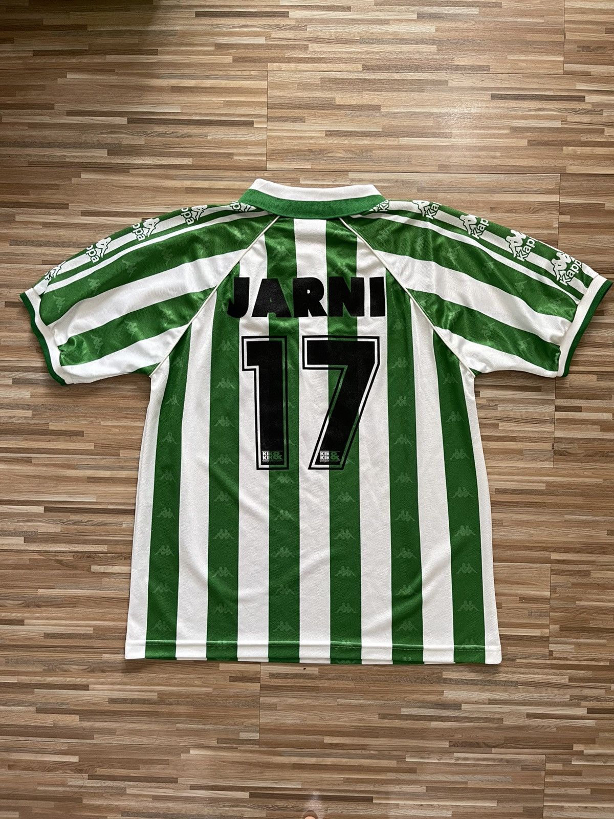 Kappa Jersey Real Betis 1995 Home Shirt Kappa “Jarni 17” Size US M / EU 48-50 / 2 - 8 Thumbnail