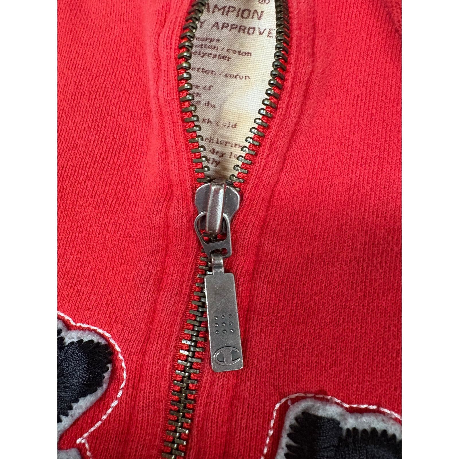 Champion Vintage Champion Reverse Weave Half-Zip Red Hoodie M Size US M / EU 48-50 / 2 - 5 Thumbnail