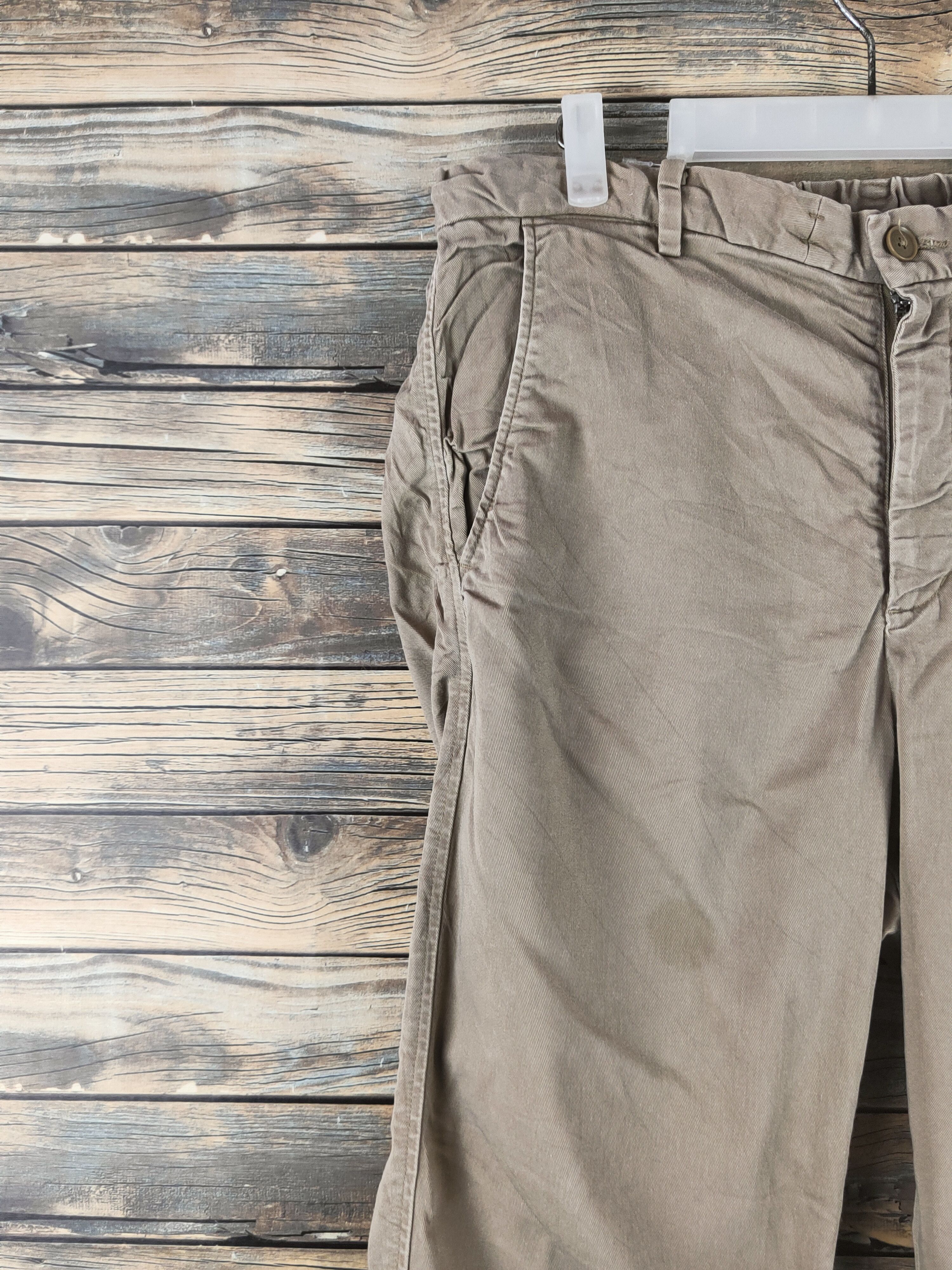 Japanese Brand DL Uniqlo Beige Multipocket Joggers #46-336 Size US 32 / EU 48 - 3 Thumbnail