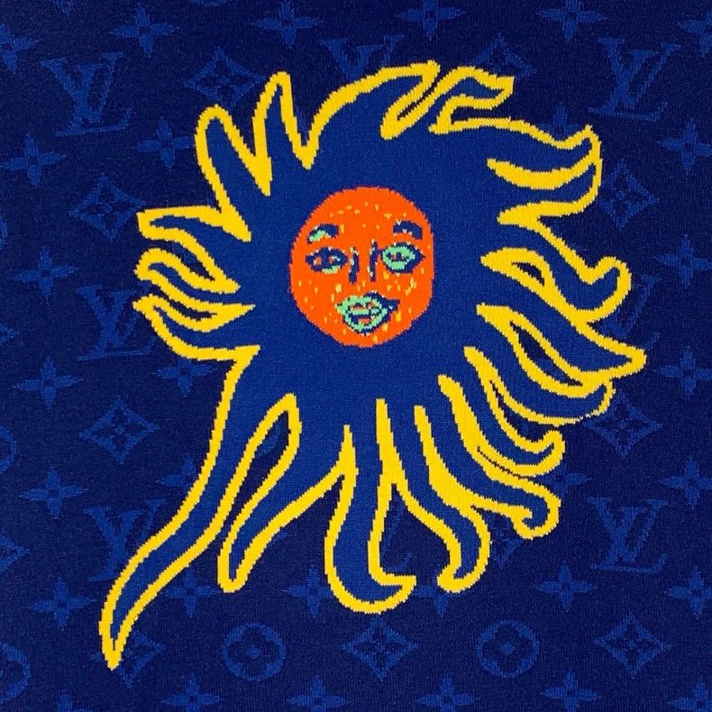 Louis Vuitton Louis Vuitton Yayoi Kusama co-branded 23 dark blue cotton Size US XS / EU 42 / 0 - 5 Thumbnail