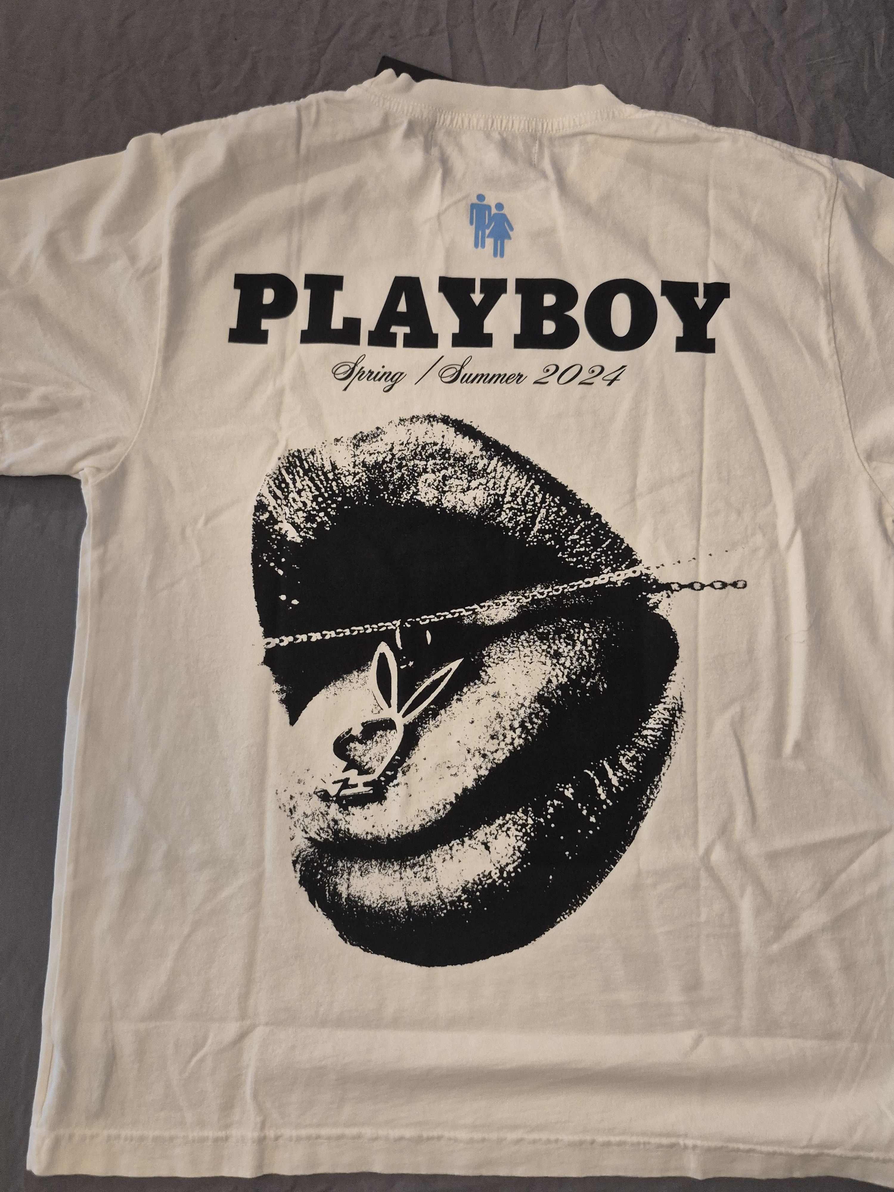 Homme + Femme La × Playboy Homme Femme x Playboy Collab Tee Size Medium BNWT Size US S / EU 44-46 / 1 - 3 Thumbnail
