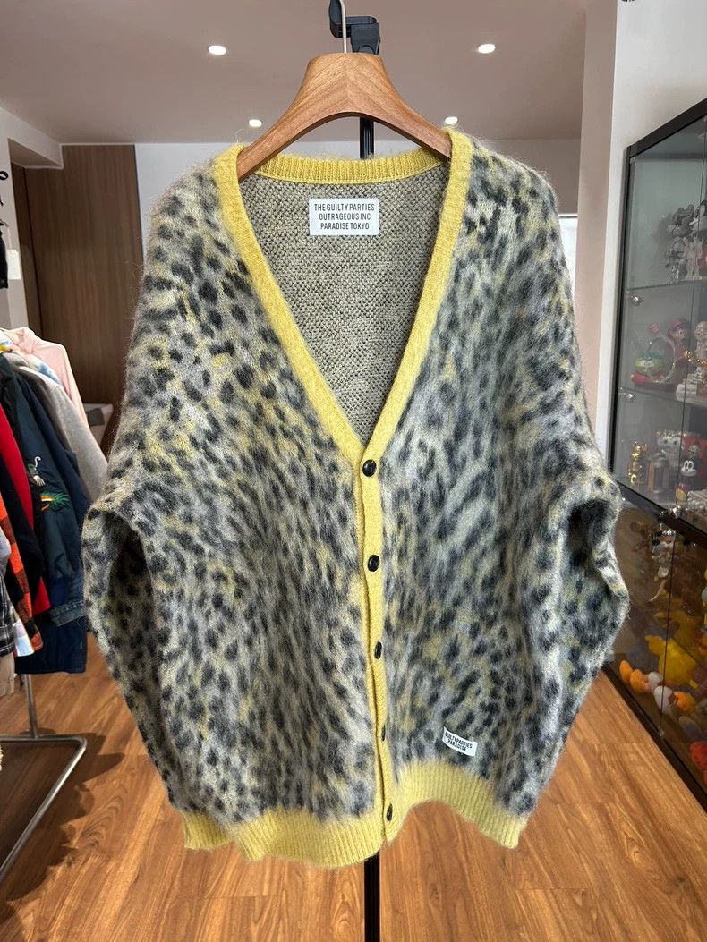 Leopard Mohair Cardigan | Grailed