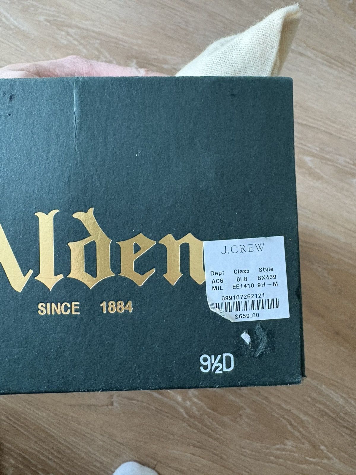 Alden Alden plain-toe Dover bluchers. Size US 9.5 / EU 42-43 - 7 Thumbnail