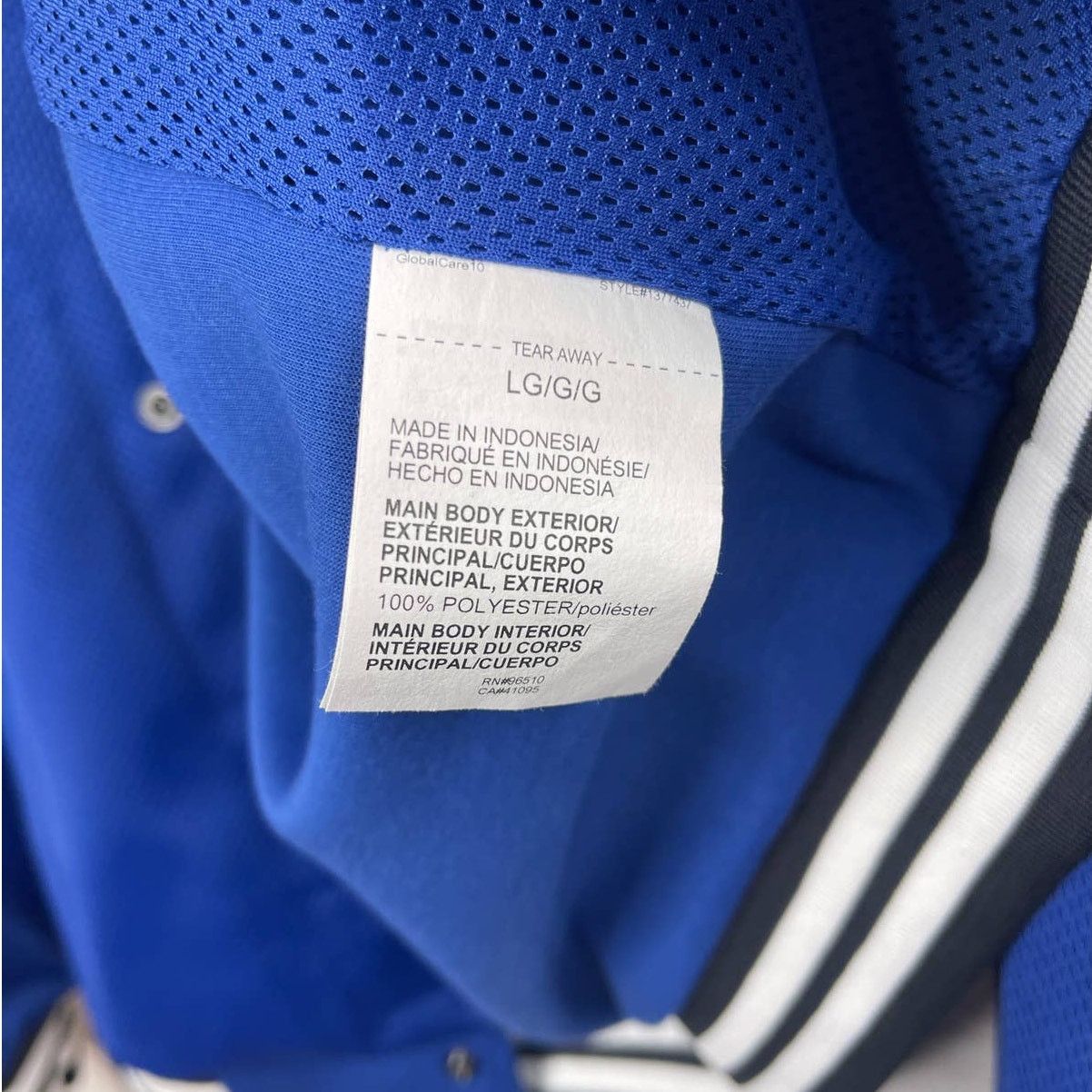 Under Armour Under Armour Project Rock Mesh Varsity Blue Jacket Mens Lrg Size US L / EU 52-54 / 3 - 9 Thumbnail