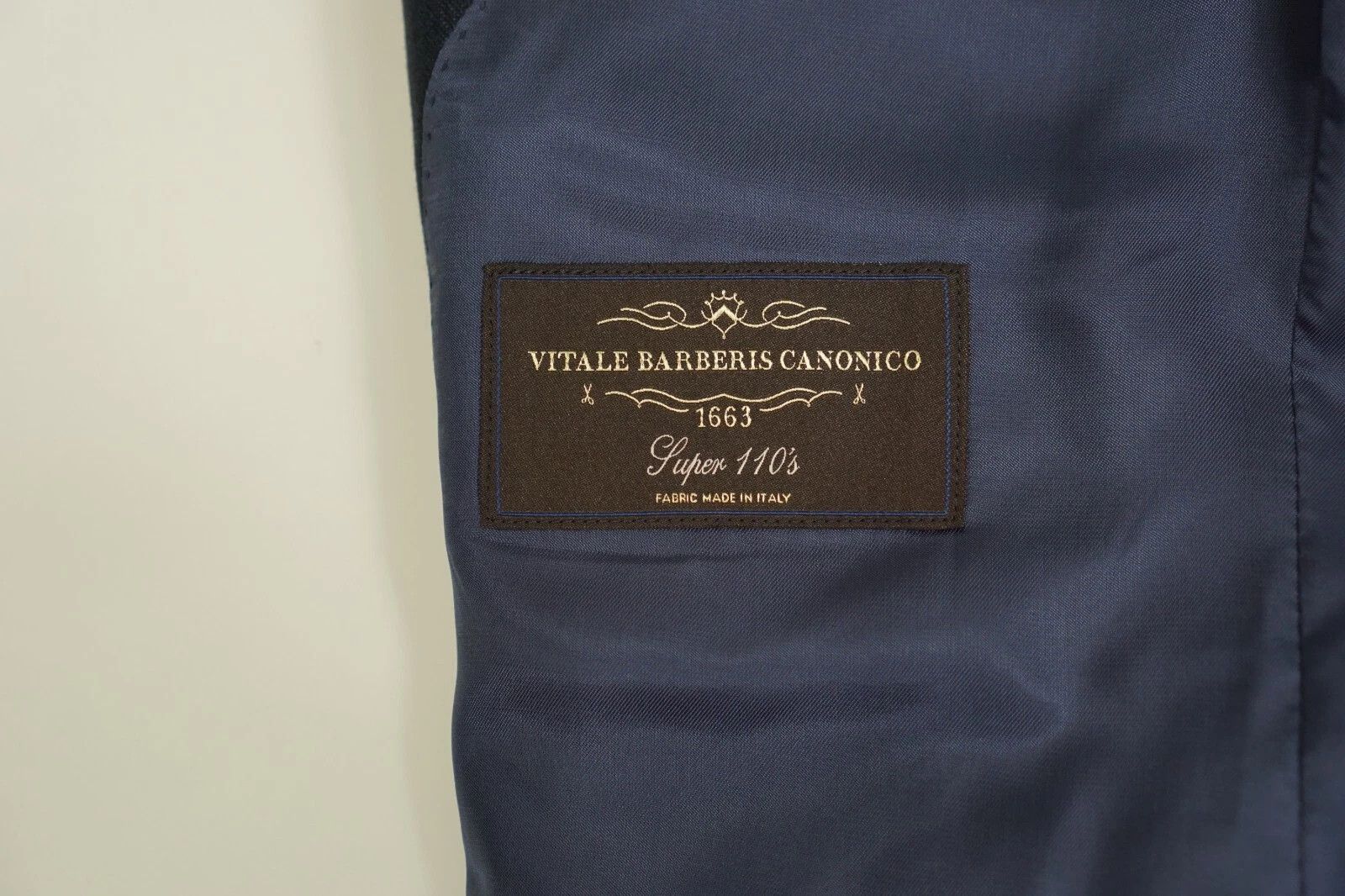 Suitsupply Men Suitsupply Blazer Lazio Blue Pure Wool S110 94 UK/US38L Size 38L - 6 Thumbnail