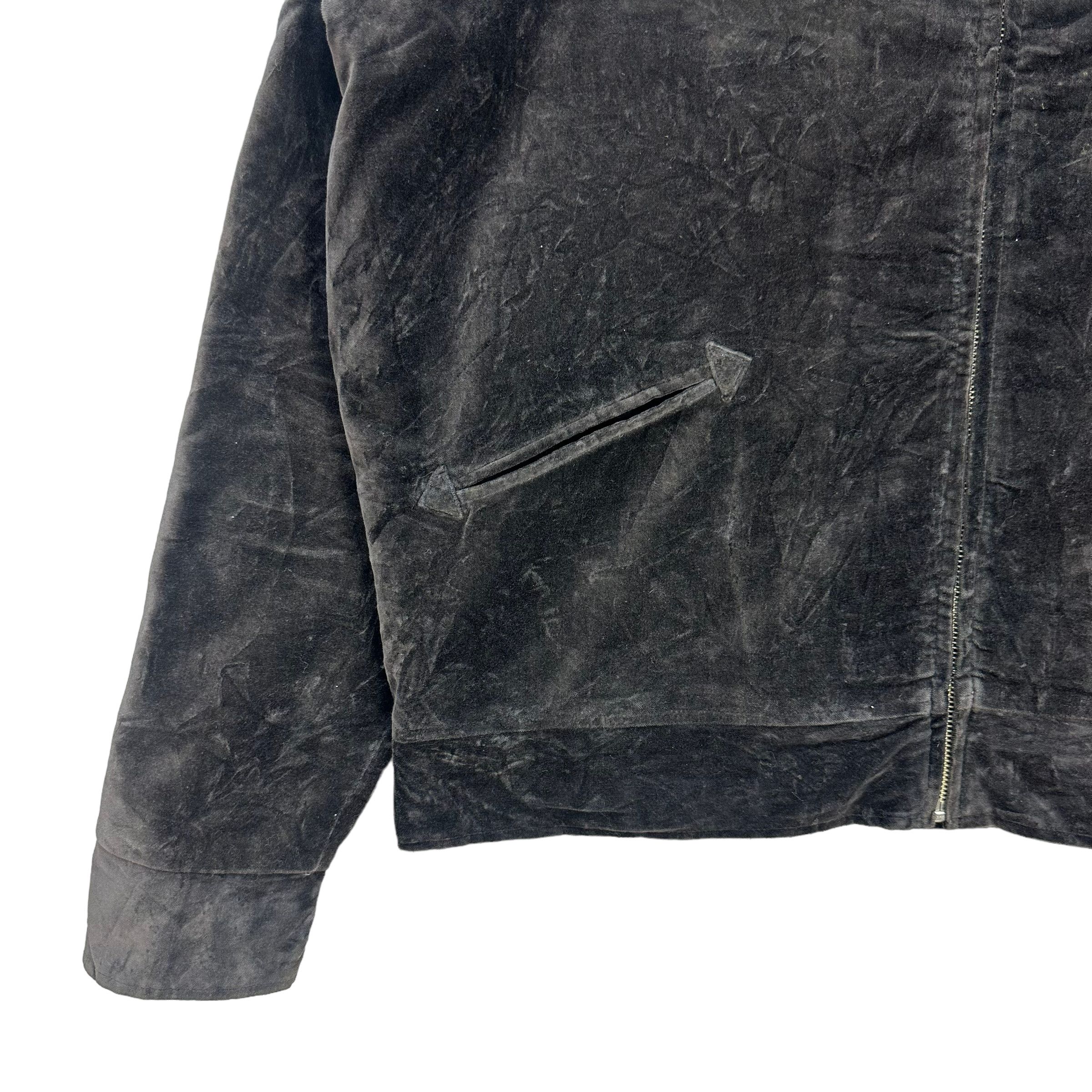 Japanese Brand CRAPPED HEADS EMBROIDERED PANDA VELVET JACKET #7485-148 Size US XL / EU 56 / 4 - 6 Thumbnail