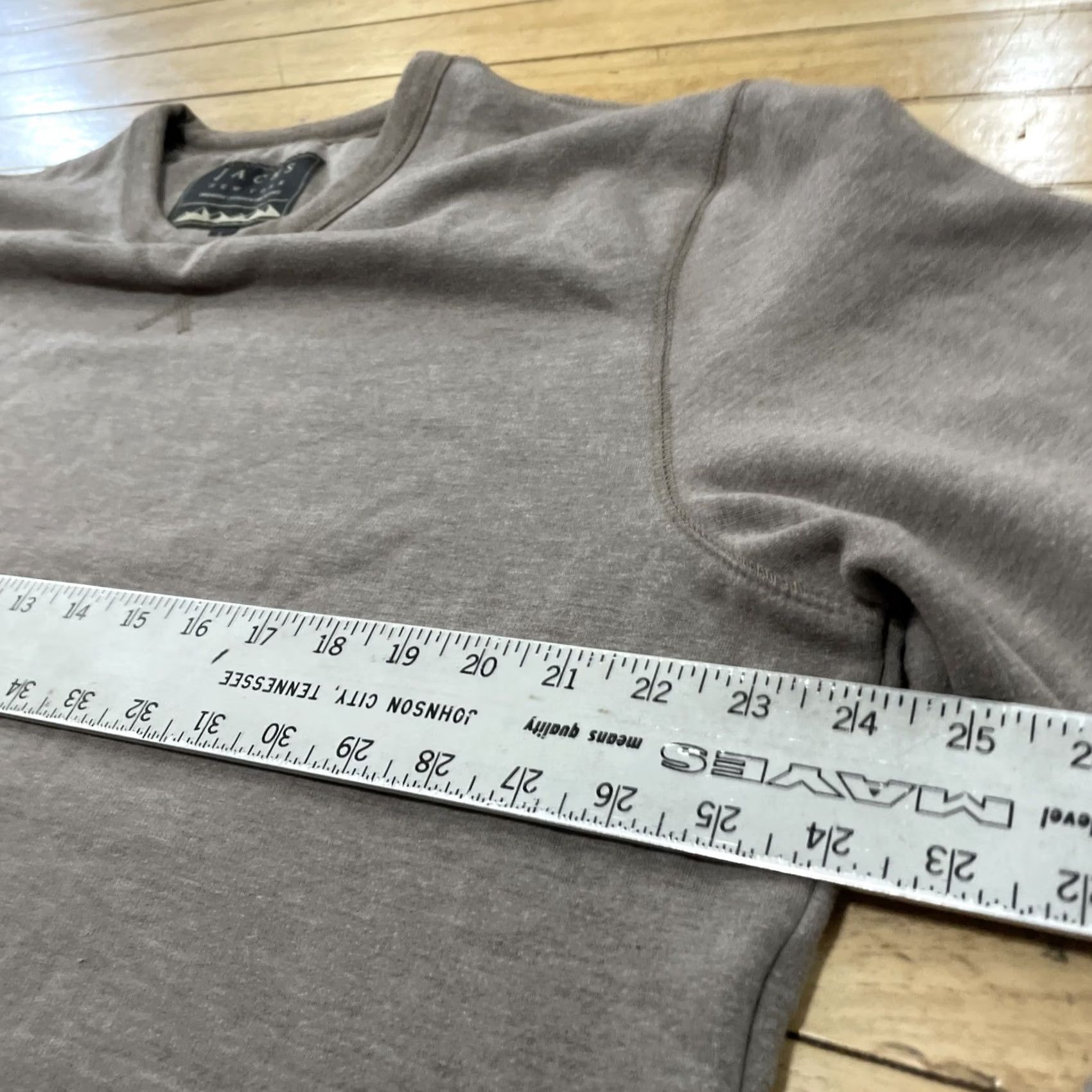 Vintage JACHS Lounge Sweater Men L Gray Tan Fleece Lined Sweatshirt Active Athleisure L Size US L / EU 52-54 / 3 - 7 Thumbnail