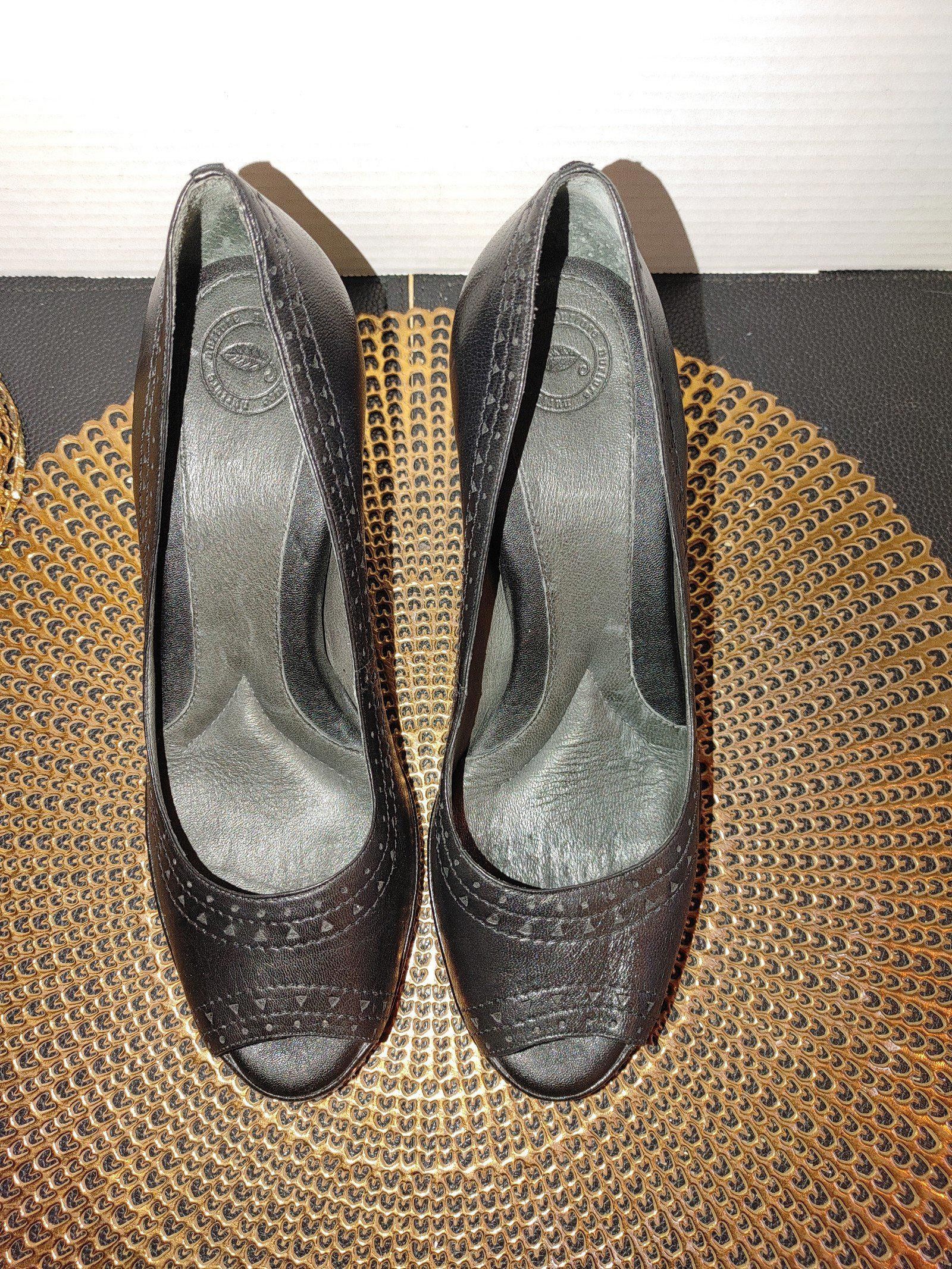 Designer Nurture by Nature Sally Leather Heels Size 8.5 Size US 8.5 / IT 38.5 - 6 Thumbnail