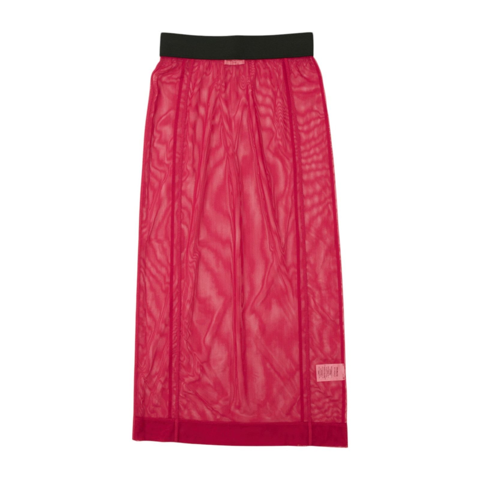 Dries Van Noten Pink Mesh Skirt Size 24" / US 00 / IT 34 - 1 Thumbnail
