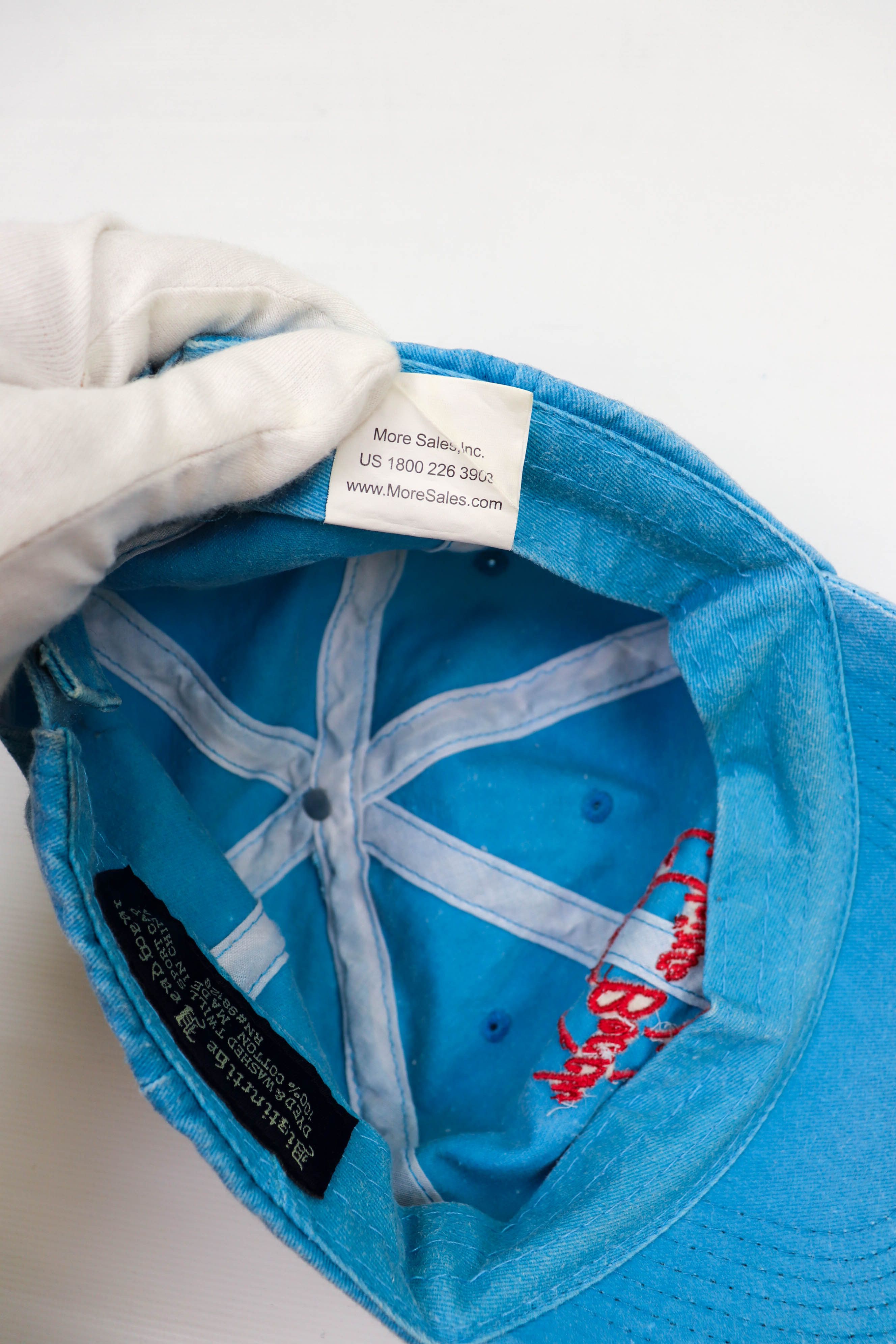 Other Vintage Sun Faded Blue Madeira Beach FLORIDA Logo Cap Size ONE SIZE - 12 Thumbnail