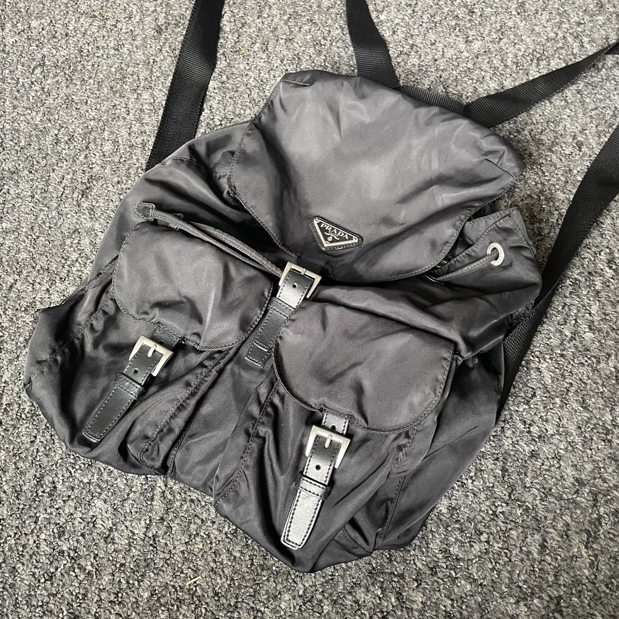 Prada Prada nylon ruck sack in black Size ONE SIZE - 2 Thumbnail