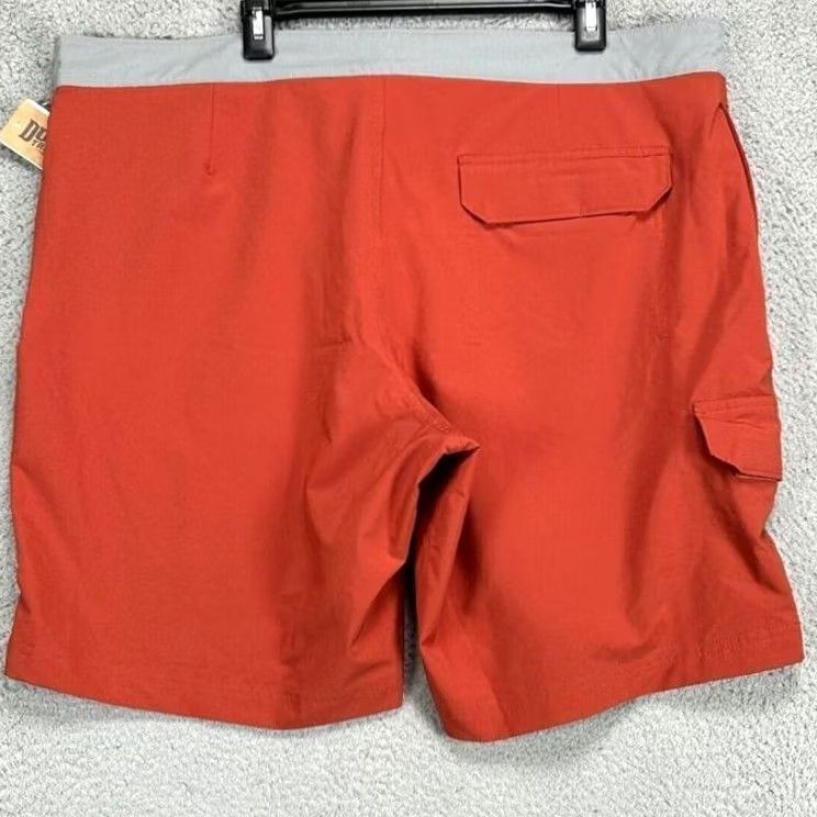 Duluth Trading Company Duluth Trading Co. Swim Trunks Mens 42X9 Orange Flex Bull Moose Board Shorts NEW Size US 33 - 3 Thumbnail