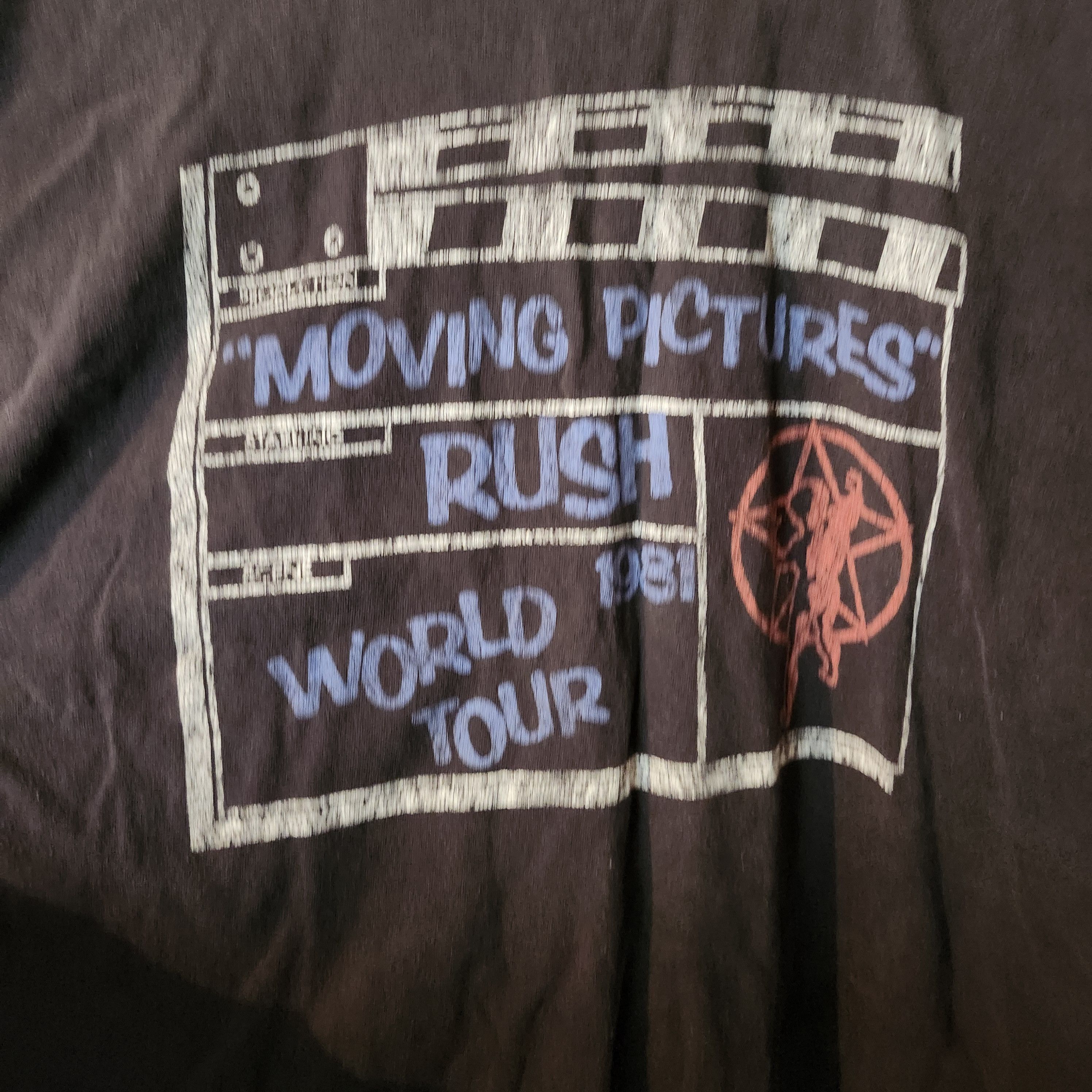 Hanes Rush Moving Pictures Tour 1981 T-Shirt Adult 2XL Black Size US XXL / EU 58 / 5 - 5 Thumbnail