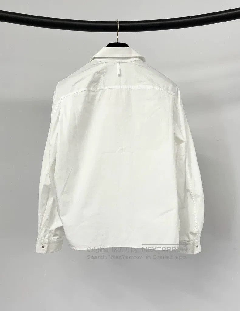 Hermes Hermes White zippered shirt jacket Size XXS / US 00 / IT 34 - 2 Thumbnail