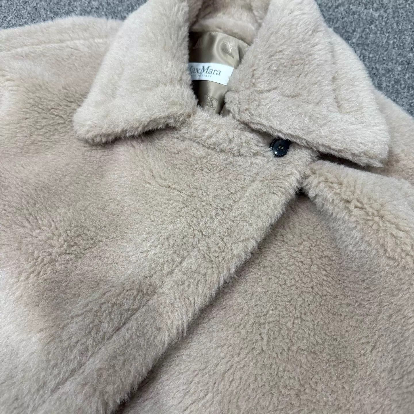 Max Mara Maxmara Teddy Cape Sand 32 Mint Size XXS / US 00 / IT 34 - 3 Thumbnail