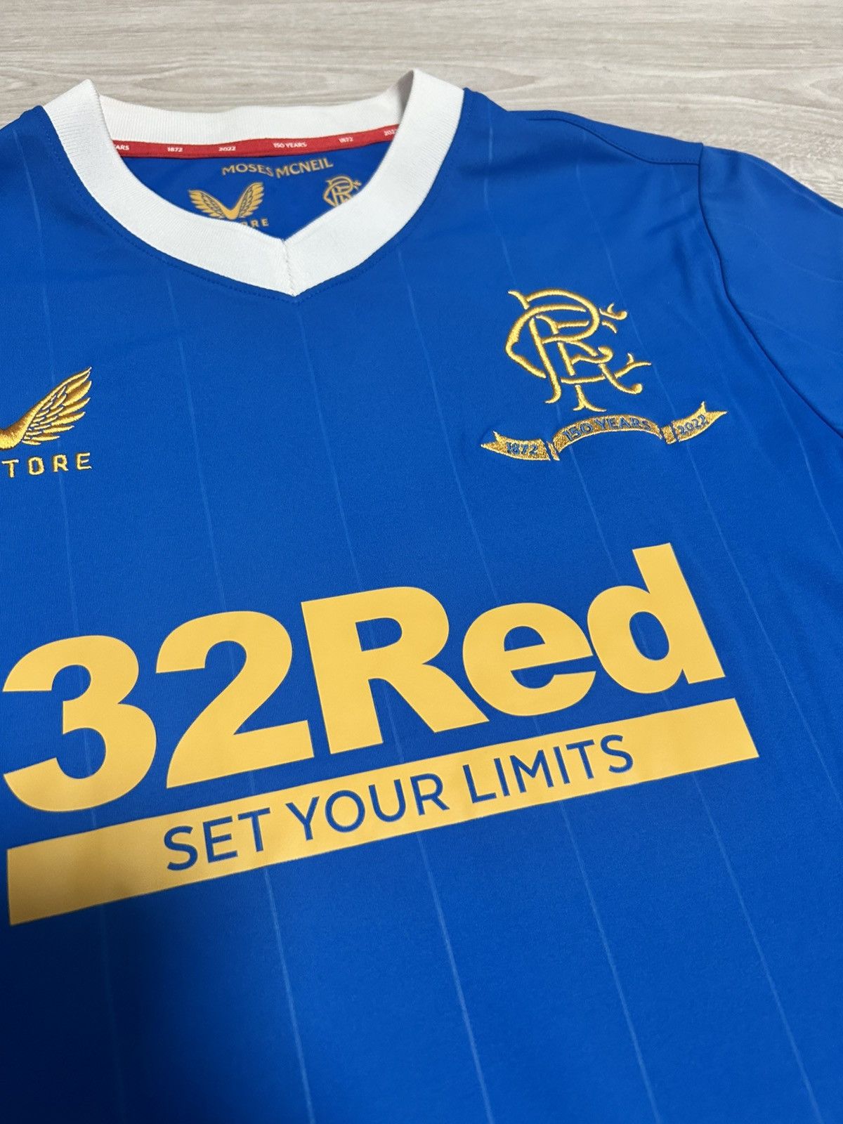 Castore GLASGOW RANGERS 2021-2022 HOME SHIRT SOCCER JERSEY CASTORE Size US M / EU 48-50 / 2 - 5 Thumbnail
