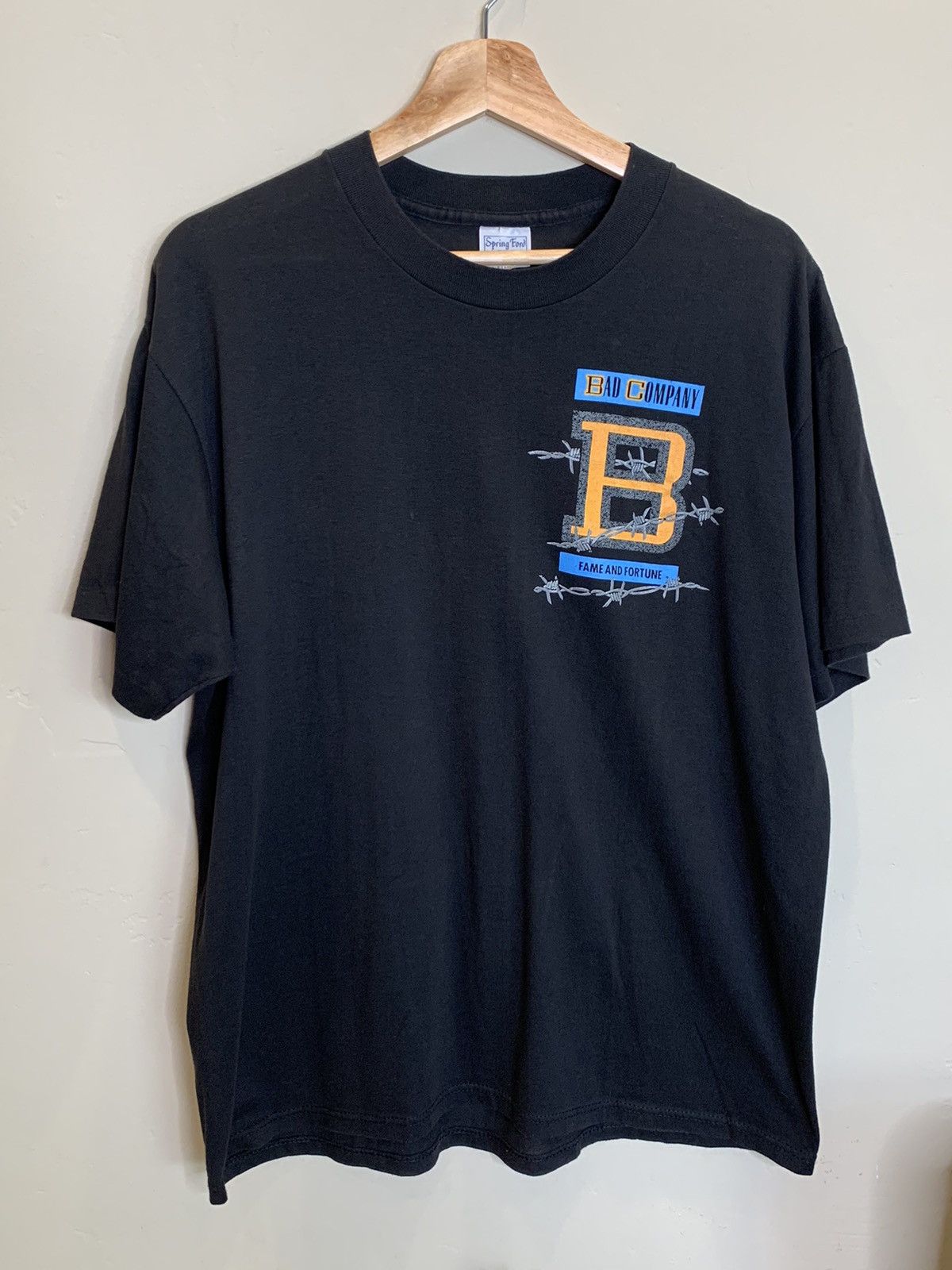 *RARE* Vintage 86-87 Bad Company Fame And Fortune Tour Shirt