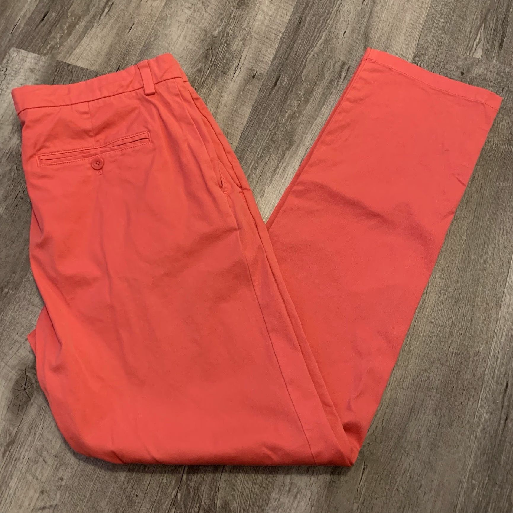 Vineyard Vines Vineyard Vines Breaker Pants Mens Slim 34x32 Chino Pink Coral 98% Cotton 2% Spandex Zip Front Regular Size US 34 / EU 50 - 5 Thumbnail