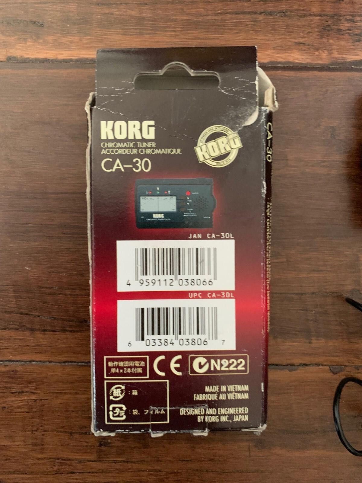 Michael Kors KORG CA-30 Chromatic Tuner & KORG CM100L Clip-On Microphone Size ONE SIZE - 7 Thumbnail