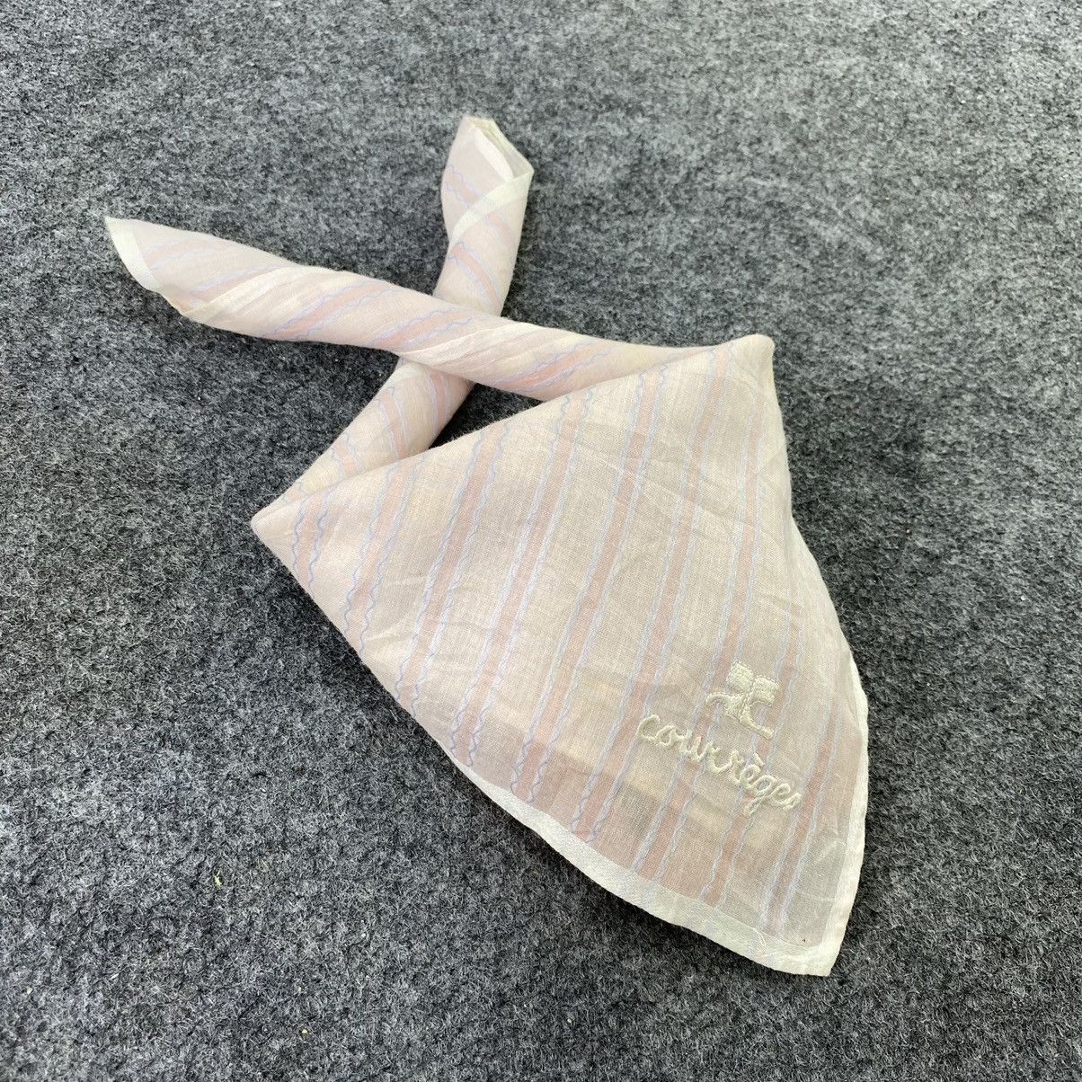Courreges × Vintage Courreges Handkerchief / Neckerchief / Bandana-B593 Size ONE SIZE - 1 Thumbnail