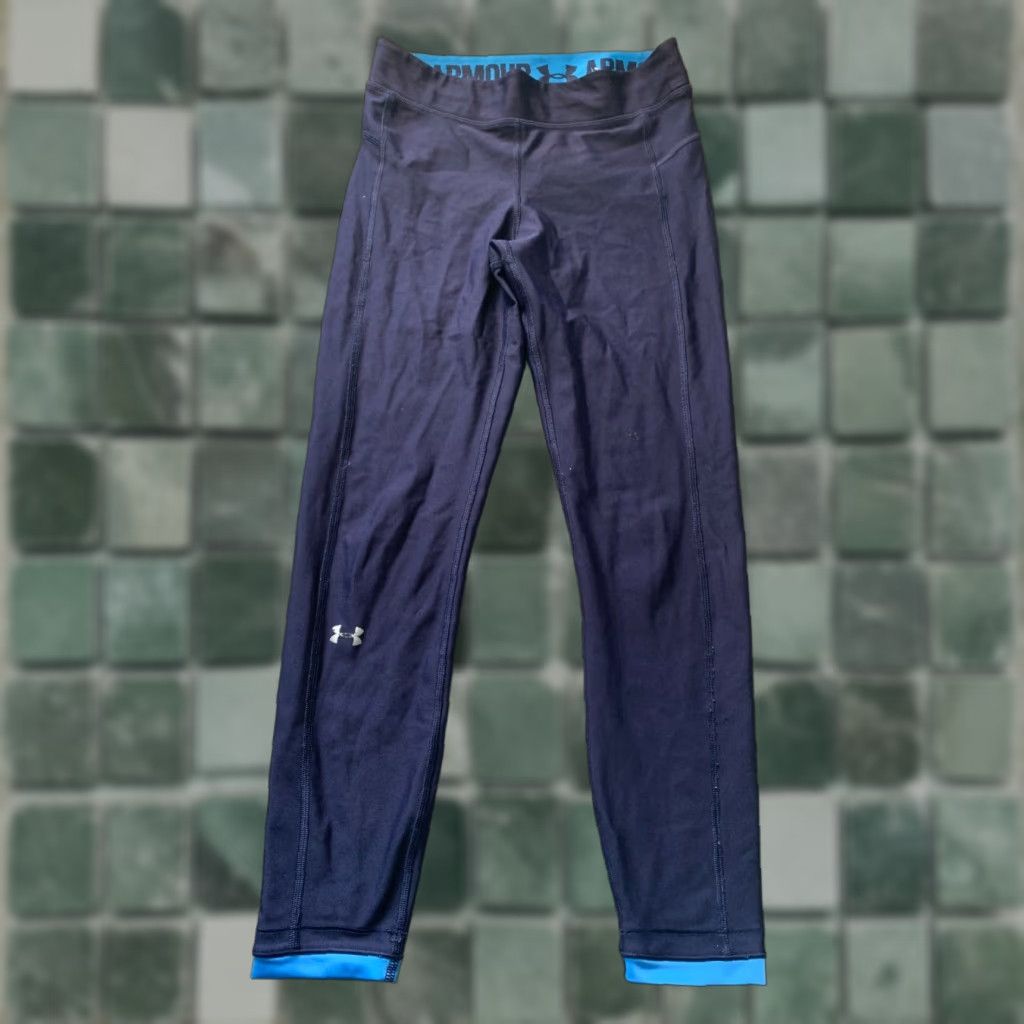 Under Armour Women's Under Armour Compression Pants Small S Blue Size 28" / US 6 / IT 42 - 1 Thumbnail