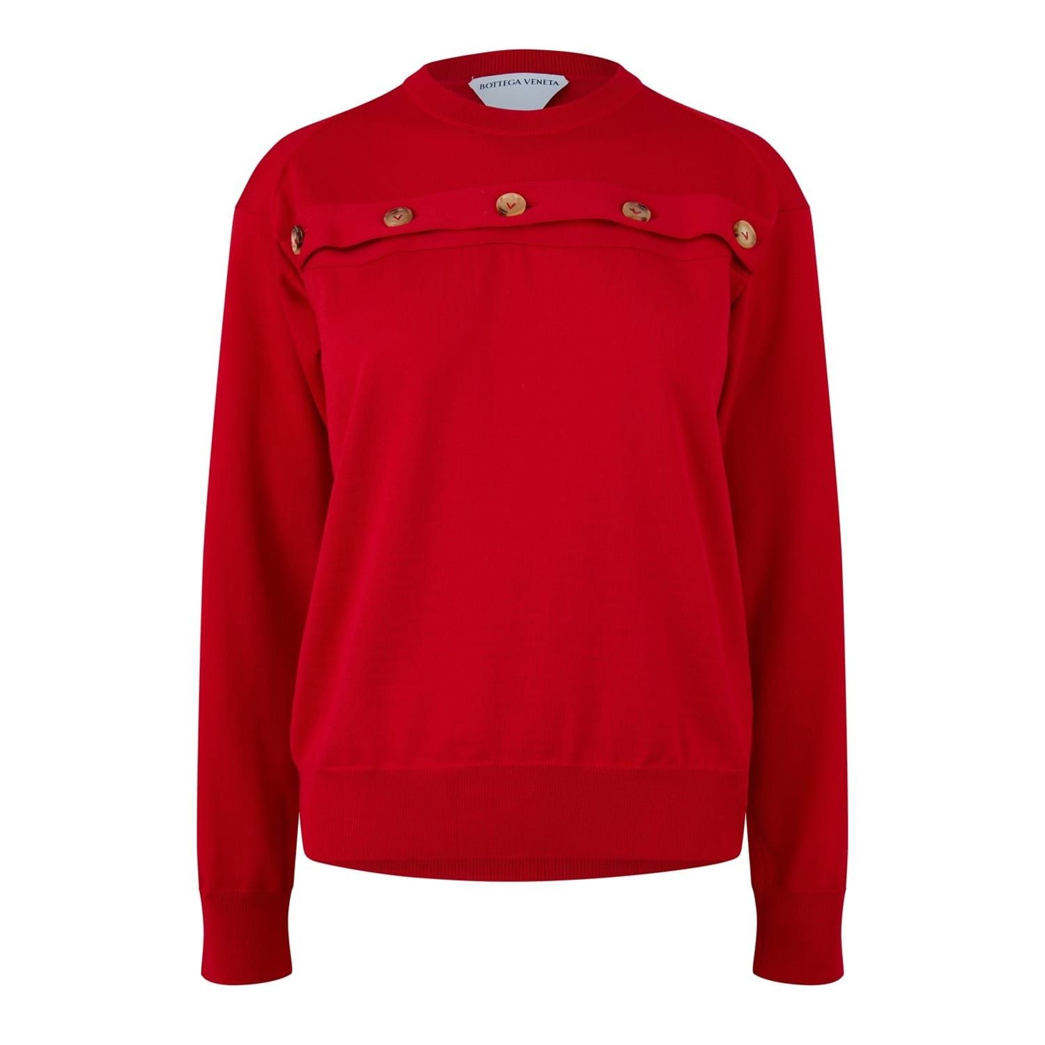 Bottega Veneta Bottega Veneta Crew Neck Long Sleeve Regular Fit Sweater Size L / US 10 / IT 46 - 1 Thumbnail