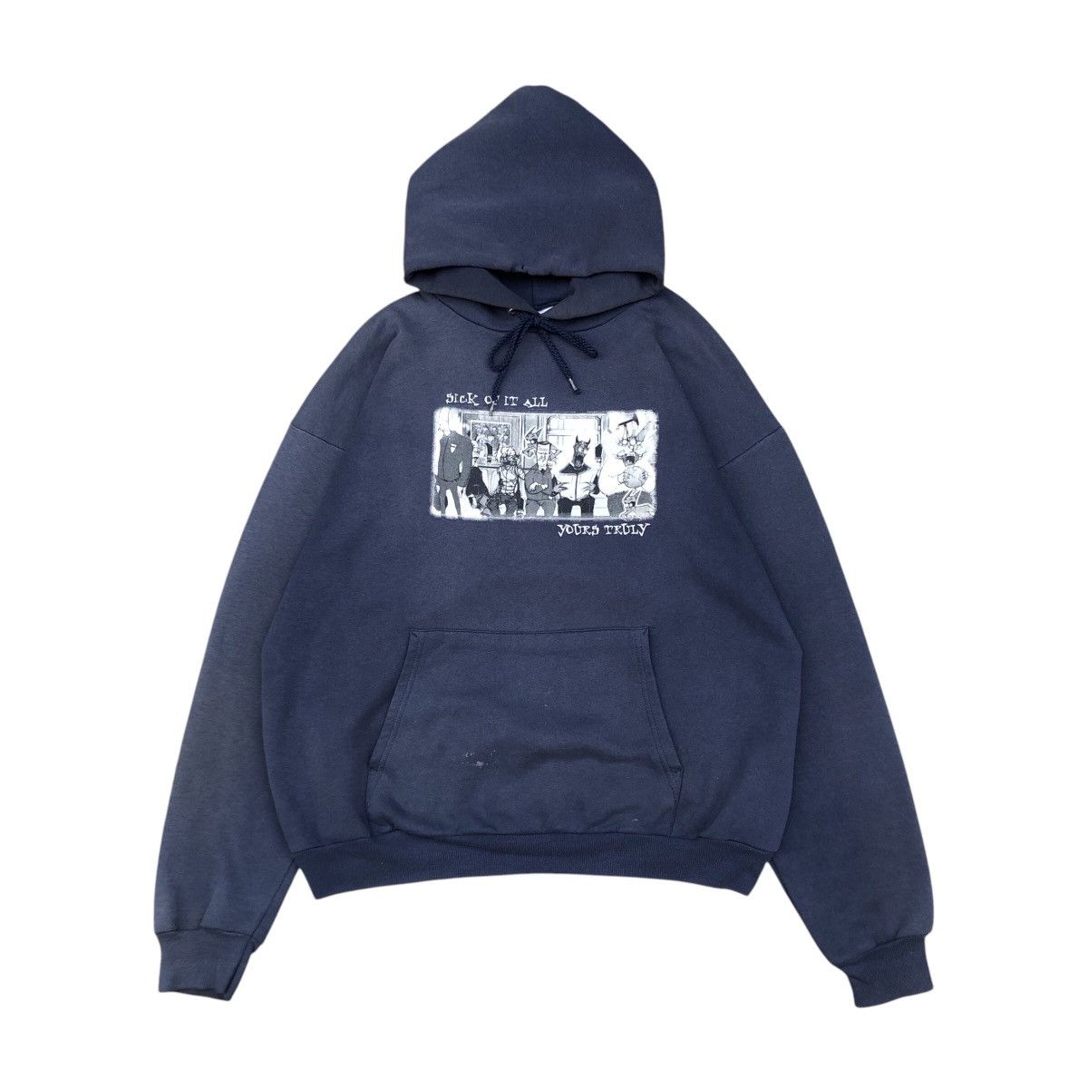 Band Tees × Vintage RARE! Vintage faded Sick of it All "District" Hoodie Size US L / EU 52-54 / 3 - 1 Thumbnail